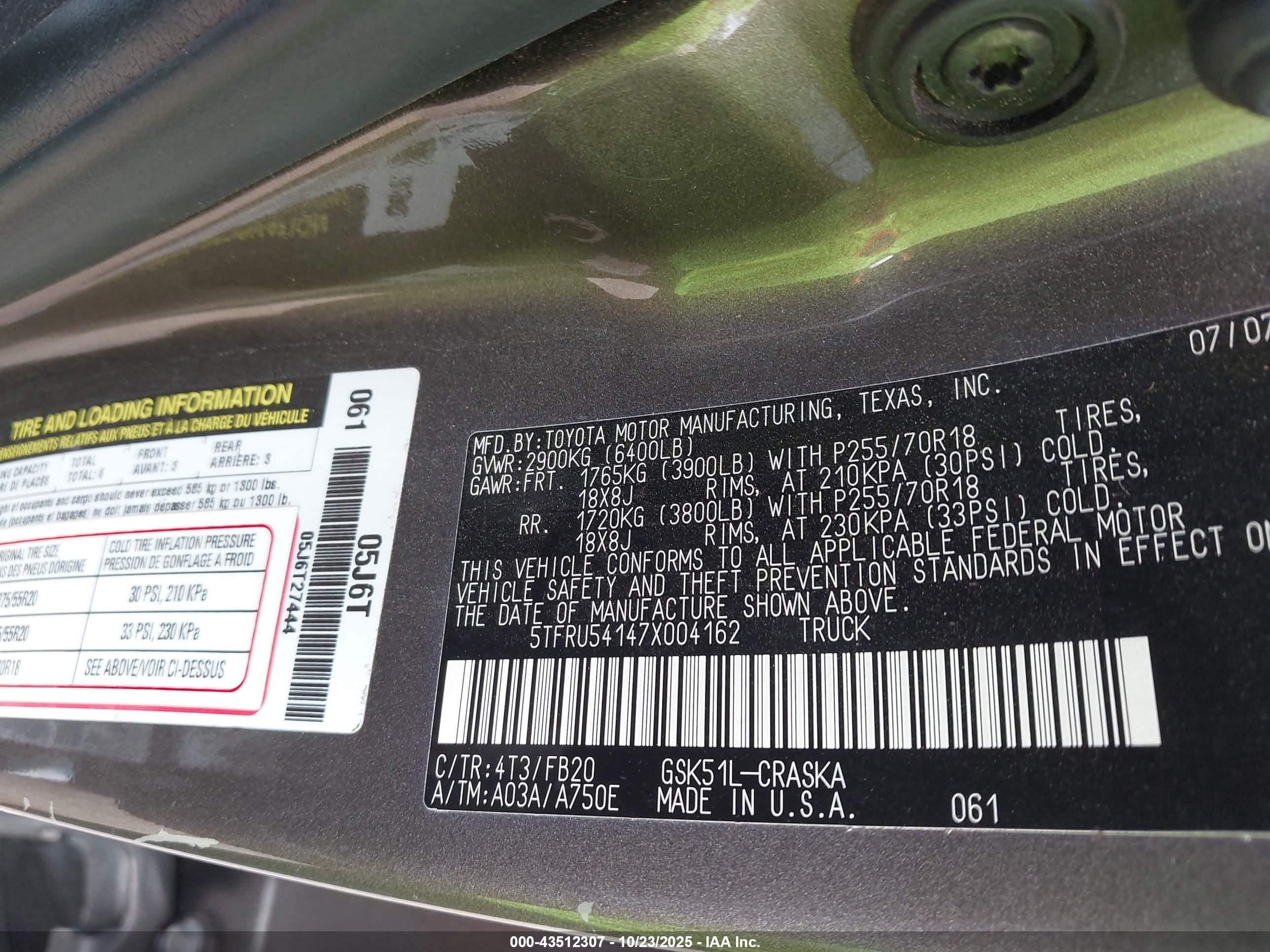 TOYOTA TUNDRA image 9