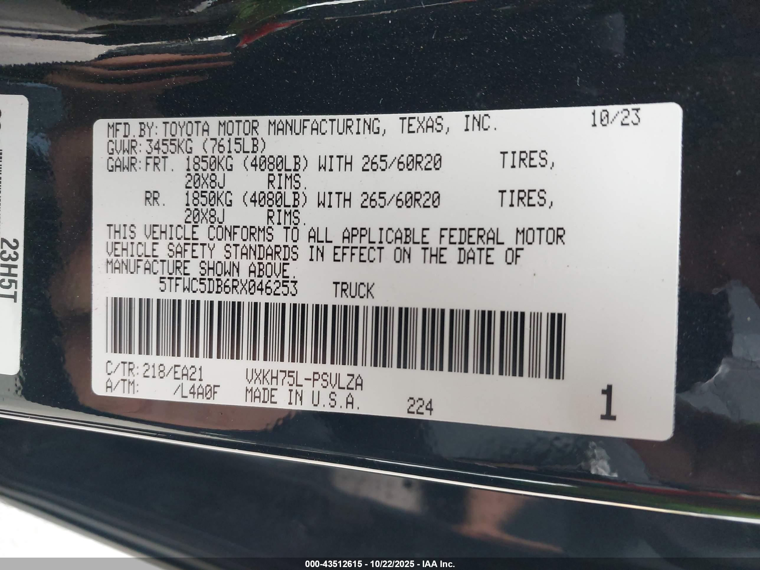 TOYOTA TUNDRA image 9