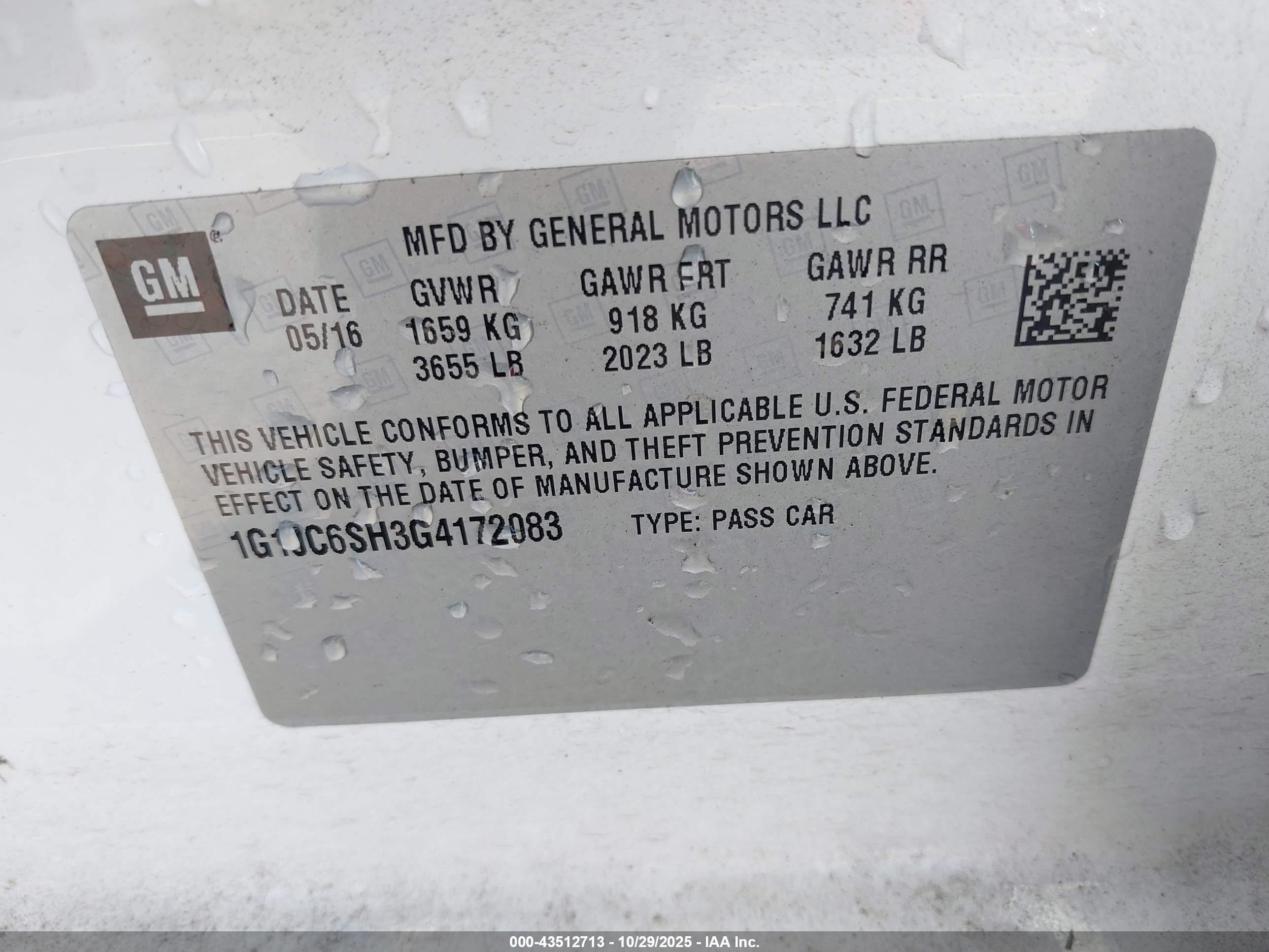 CHEVROLET SONIC image 9