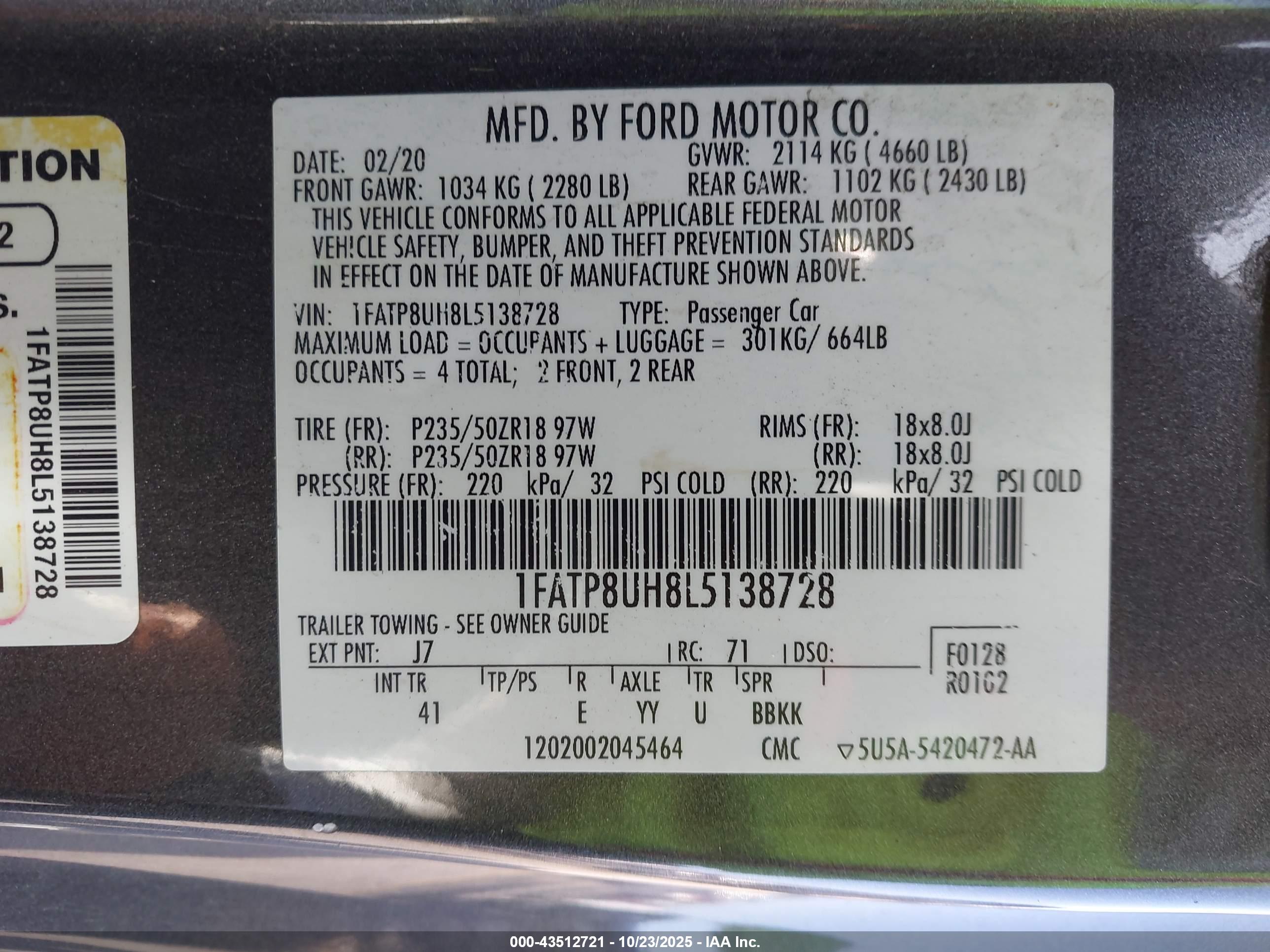 FORD MUSTANG image 9