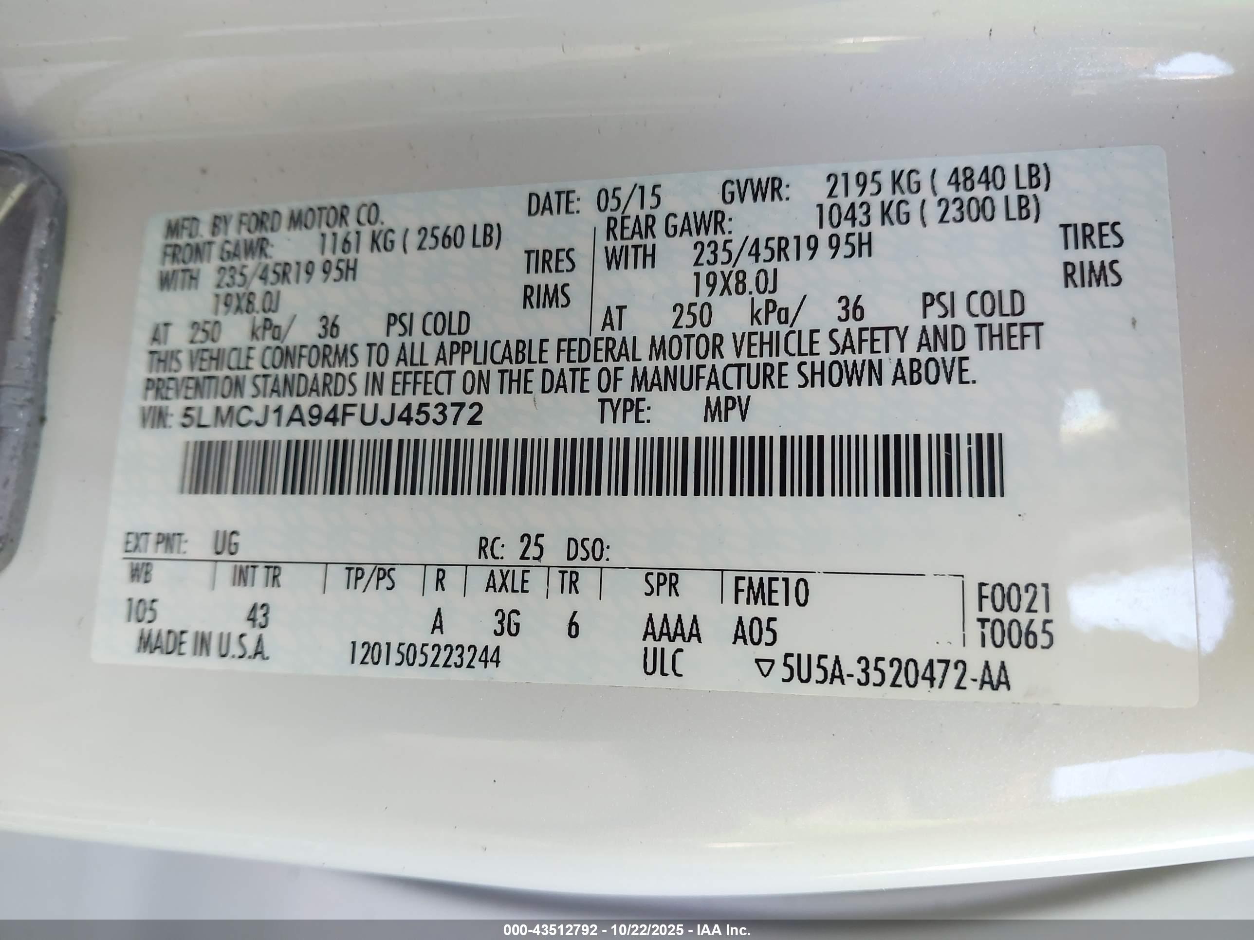 LINCOLN MKC image 9