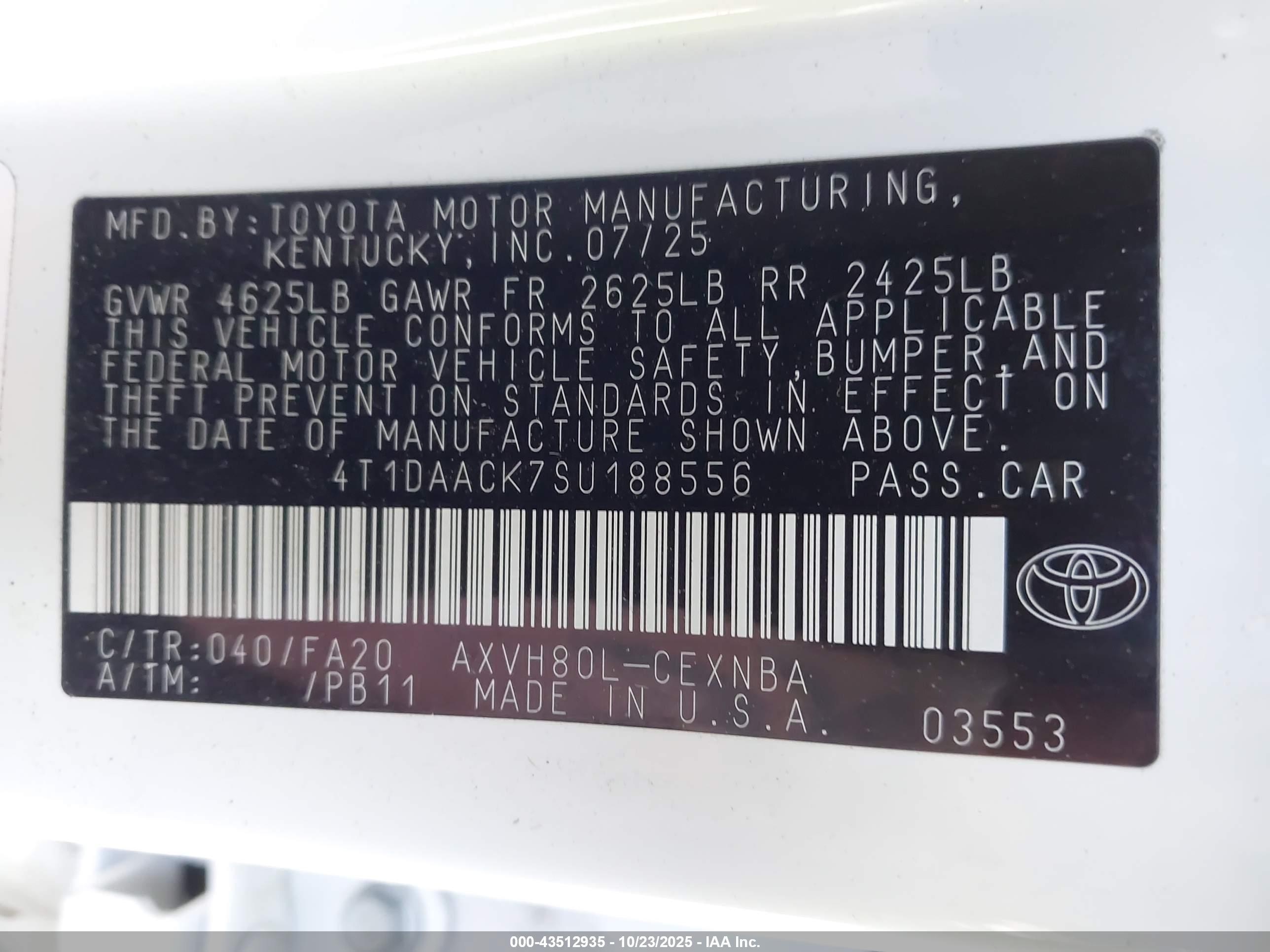 TOYOTA CAMRY image 9