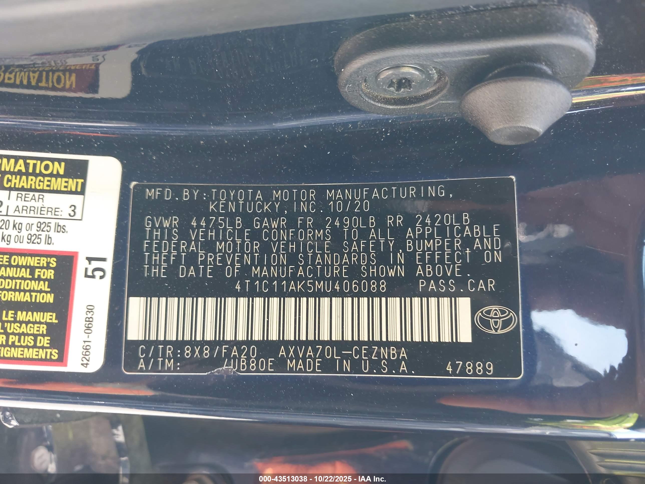 TOYOTA CAMRY image 9