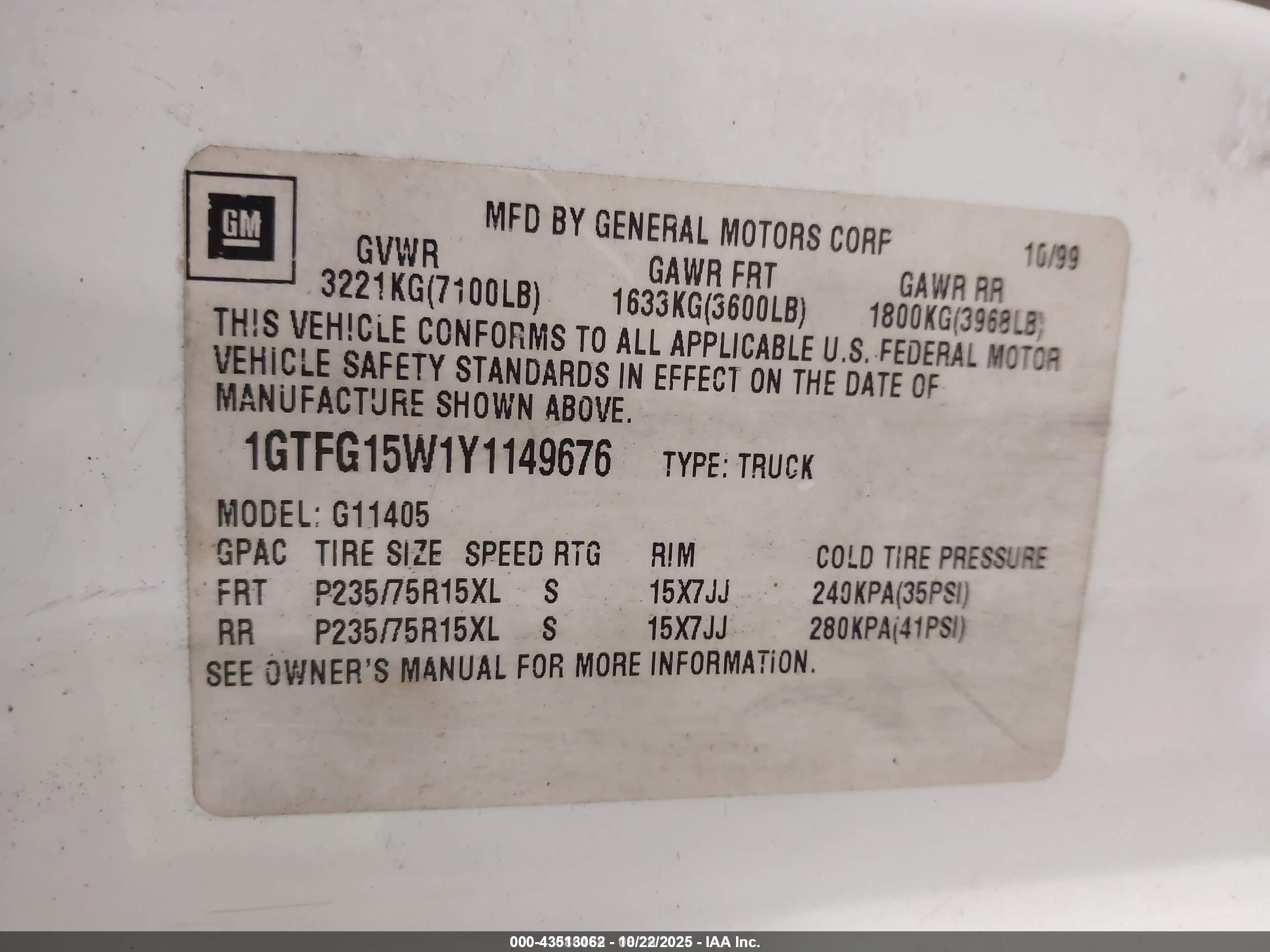 GMC SAVANA image 9
