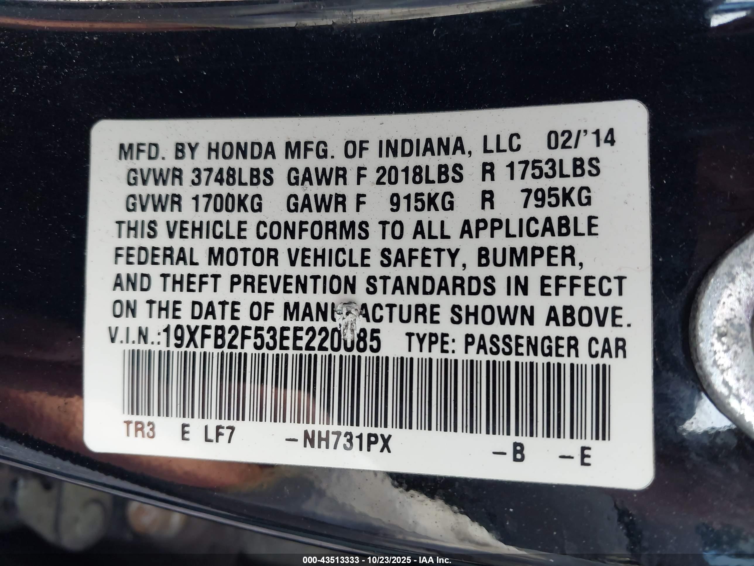 HONDA CIVIC image 9