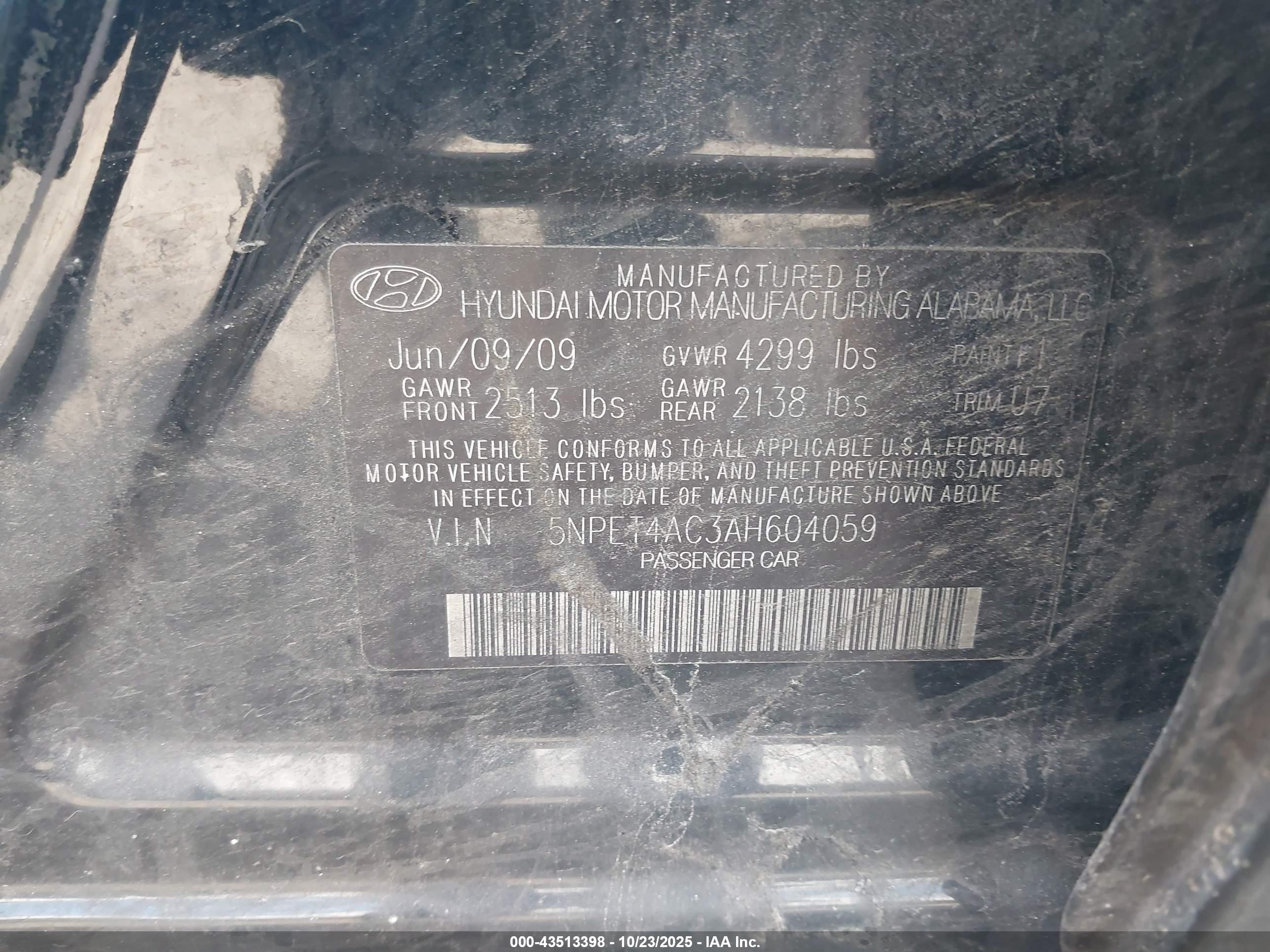 HYUNDAI SONATA image 9
