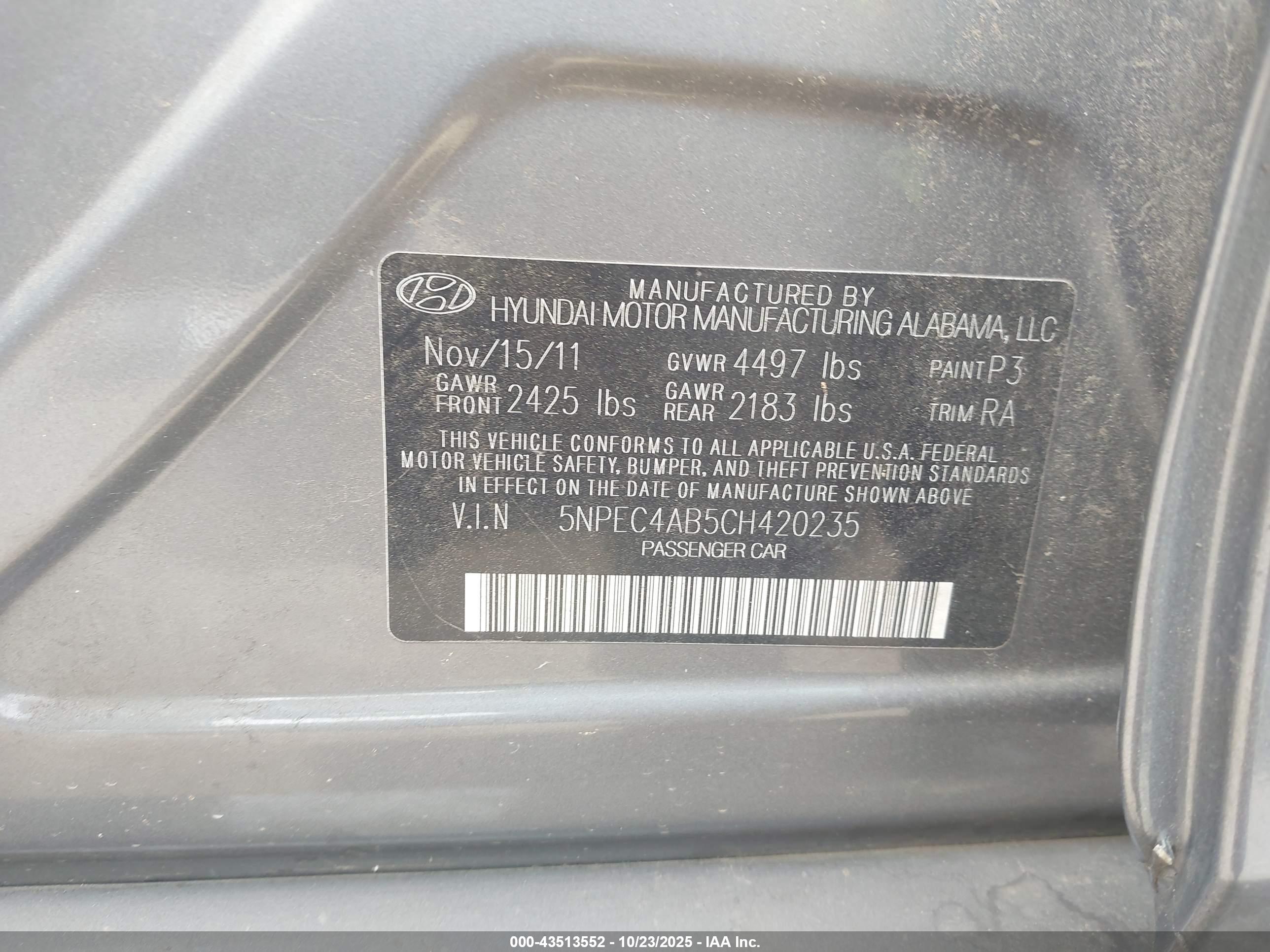 HYUNDAI SONATA image 9