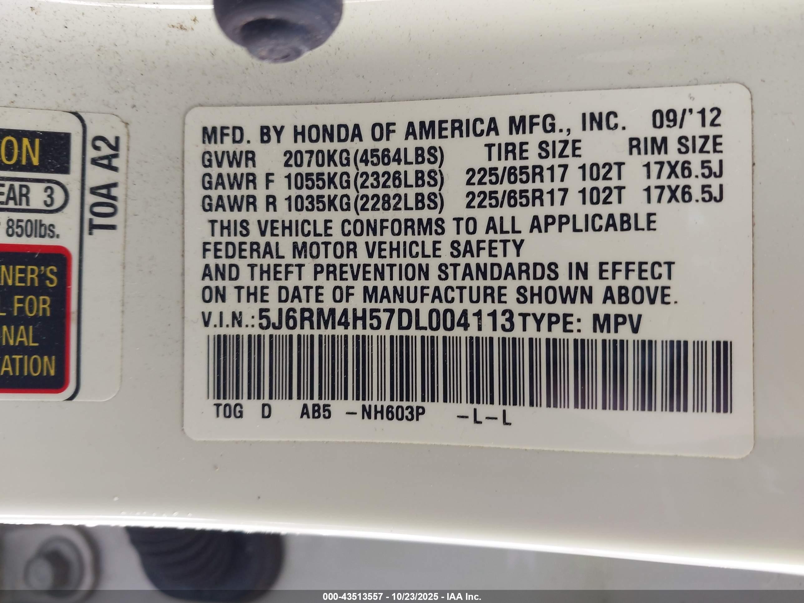 HONDA CR-V image 9