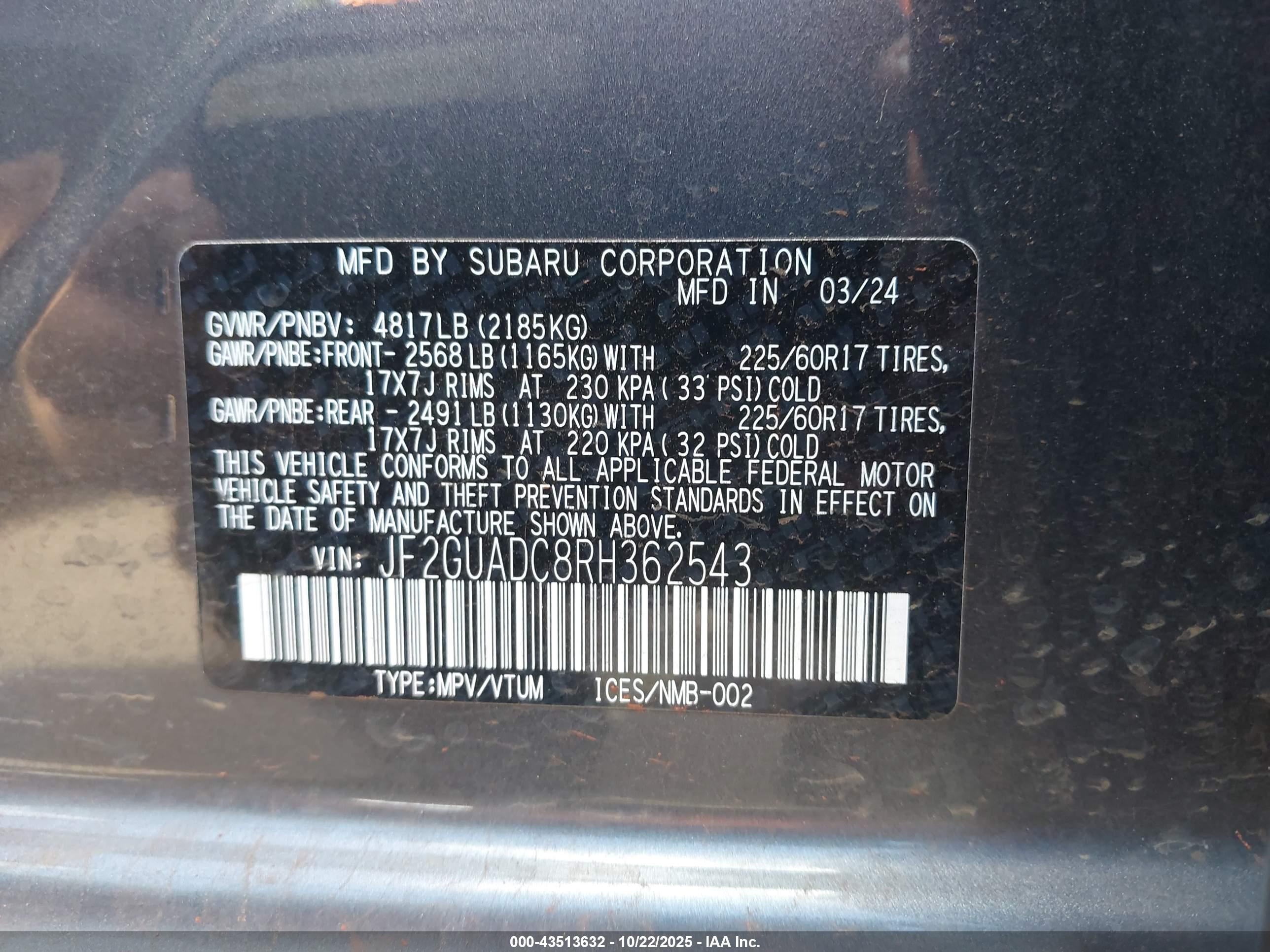 SUBARU CROSSTREK image 9