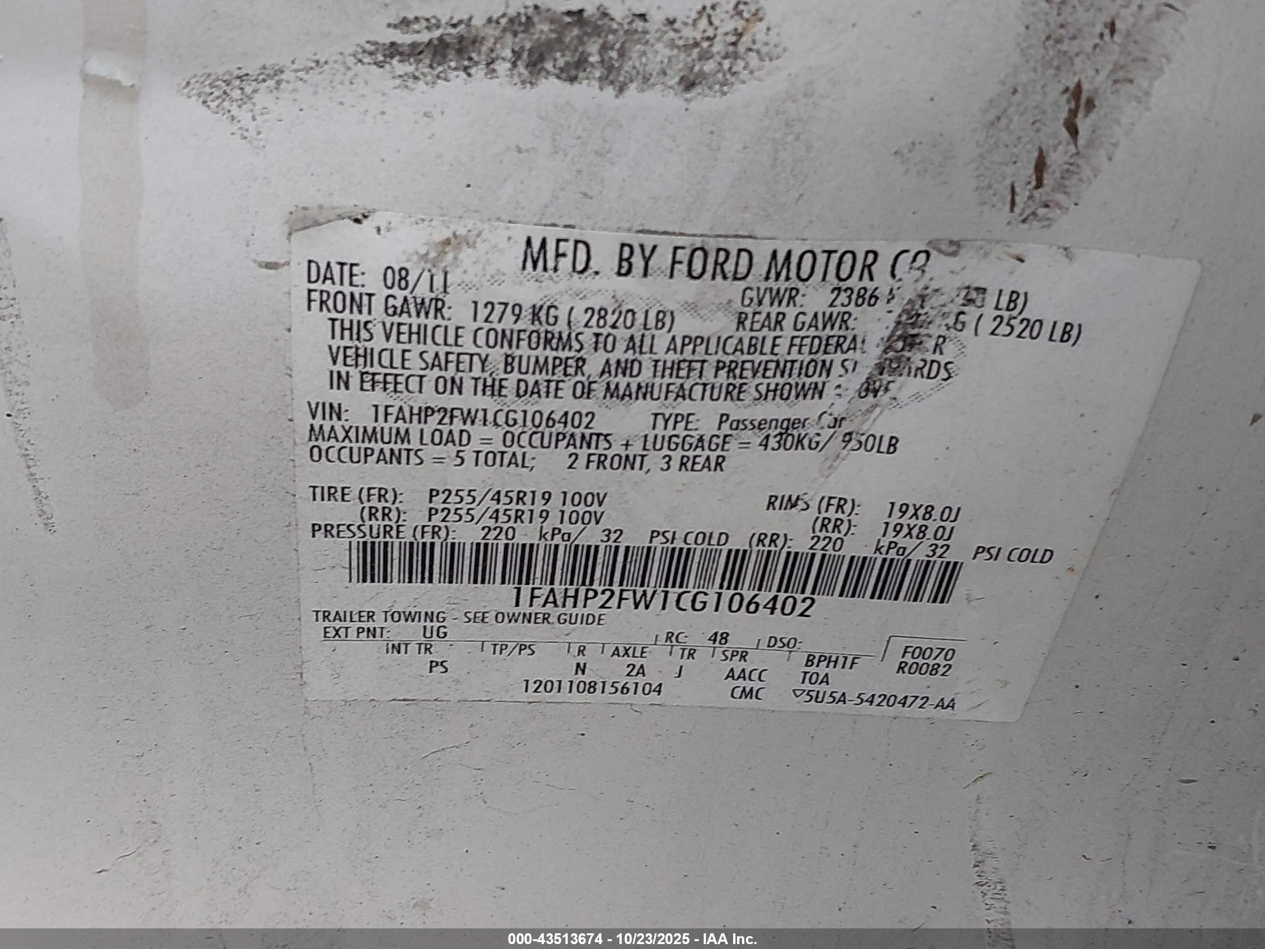FORD TAURUS image 9