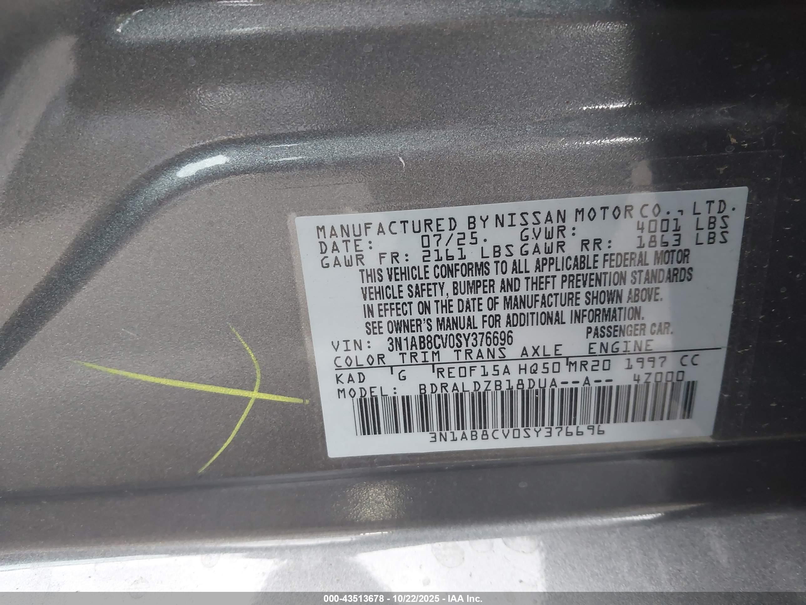 NISSAN SENTRA image 9