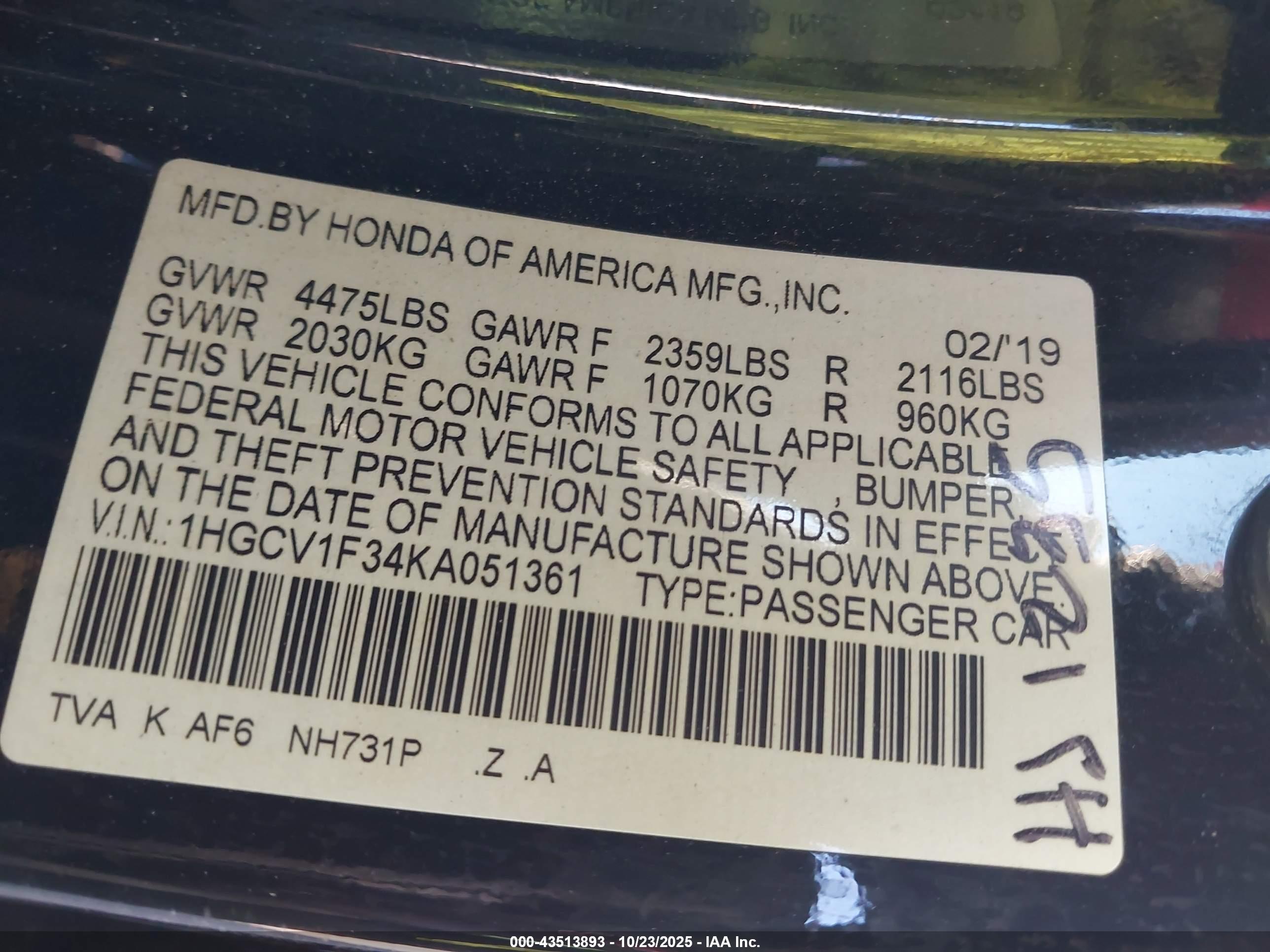 HONDA ACCORD image 9
