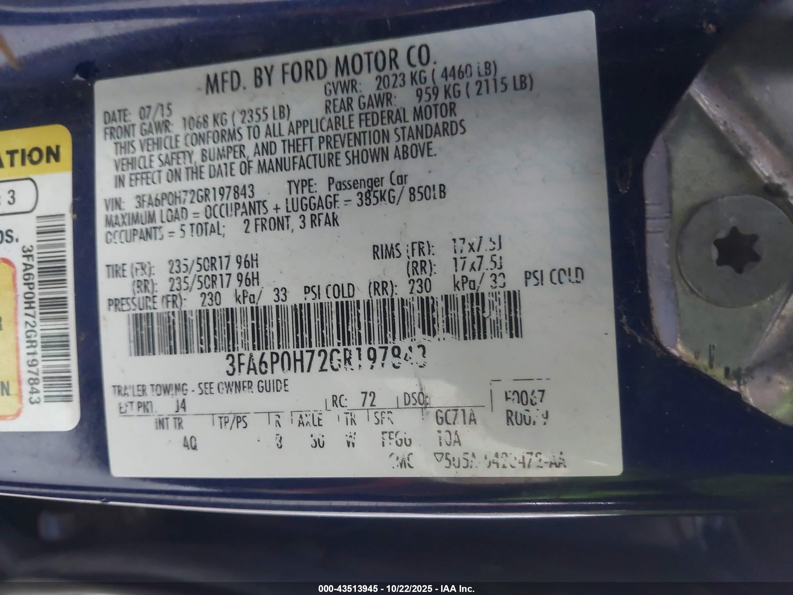FORD FUSION image 9