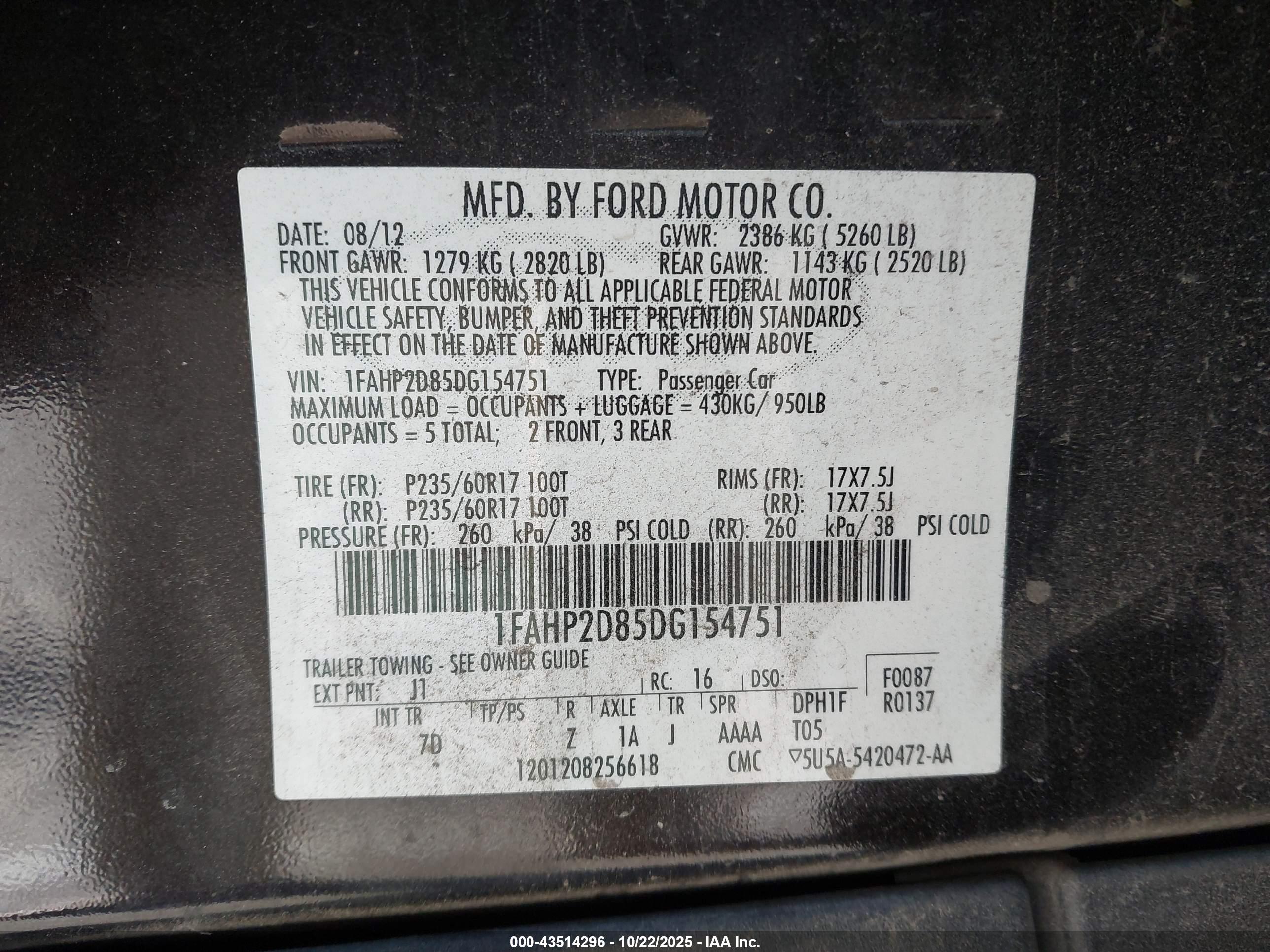 FORD TAURUS image 9