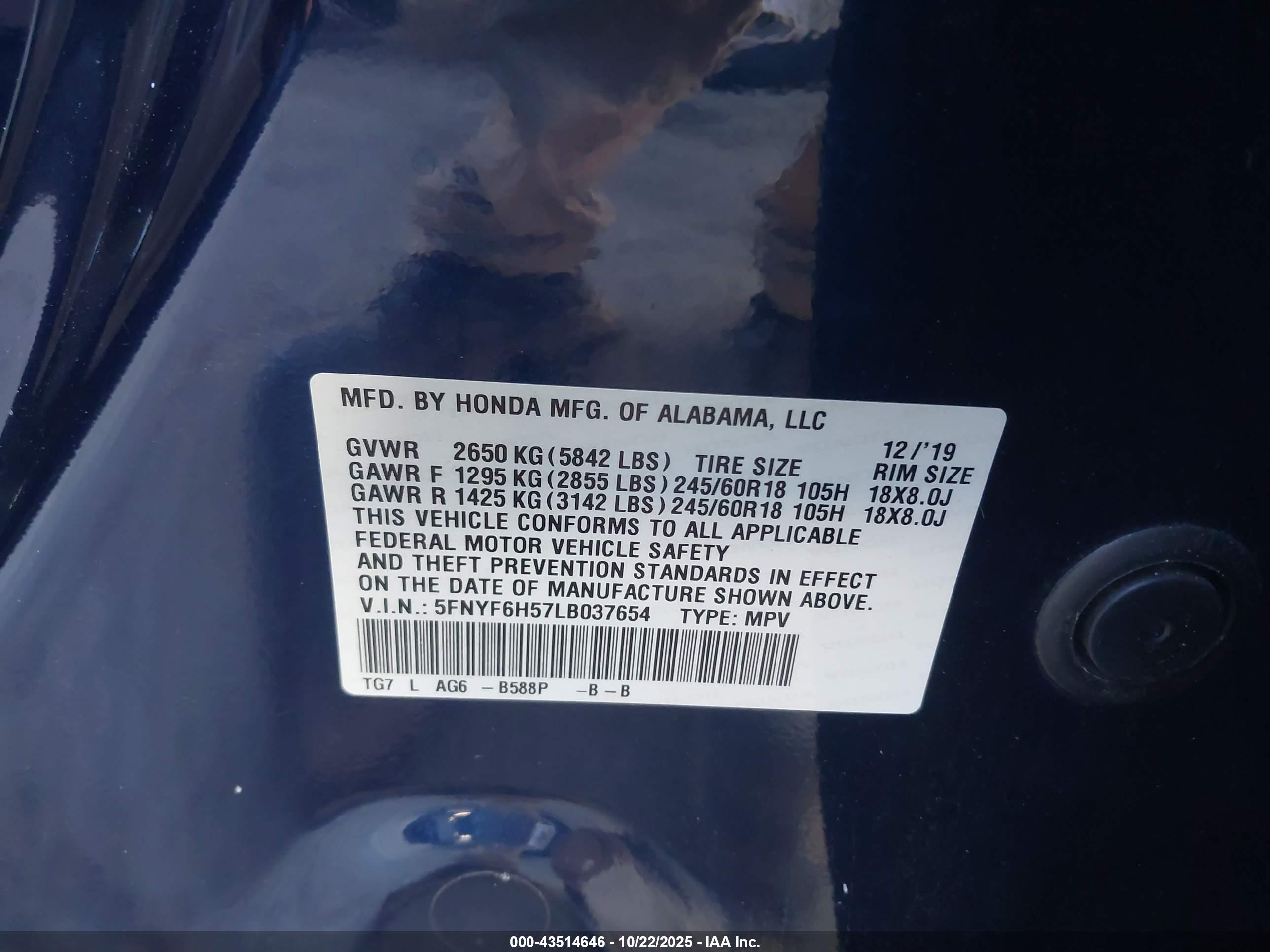 HONDA PILOT image 9