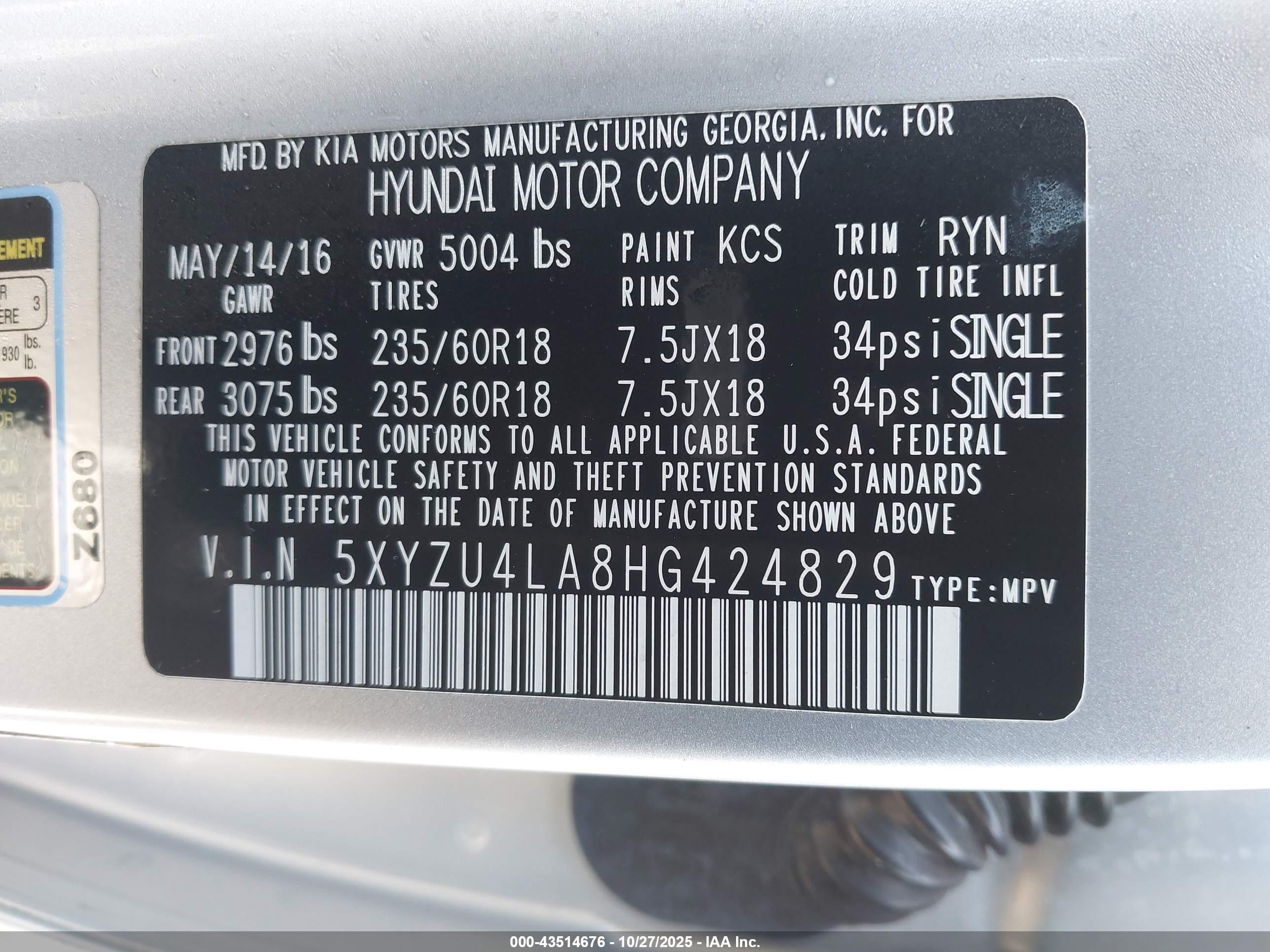HYUNDAI SANTA image 9