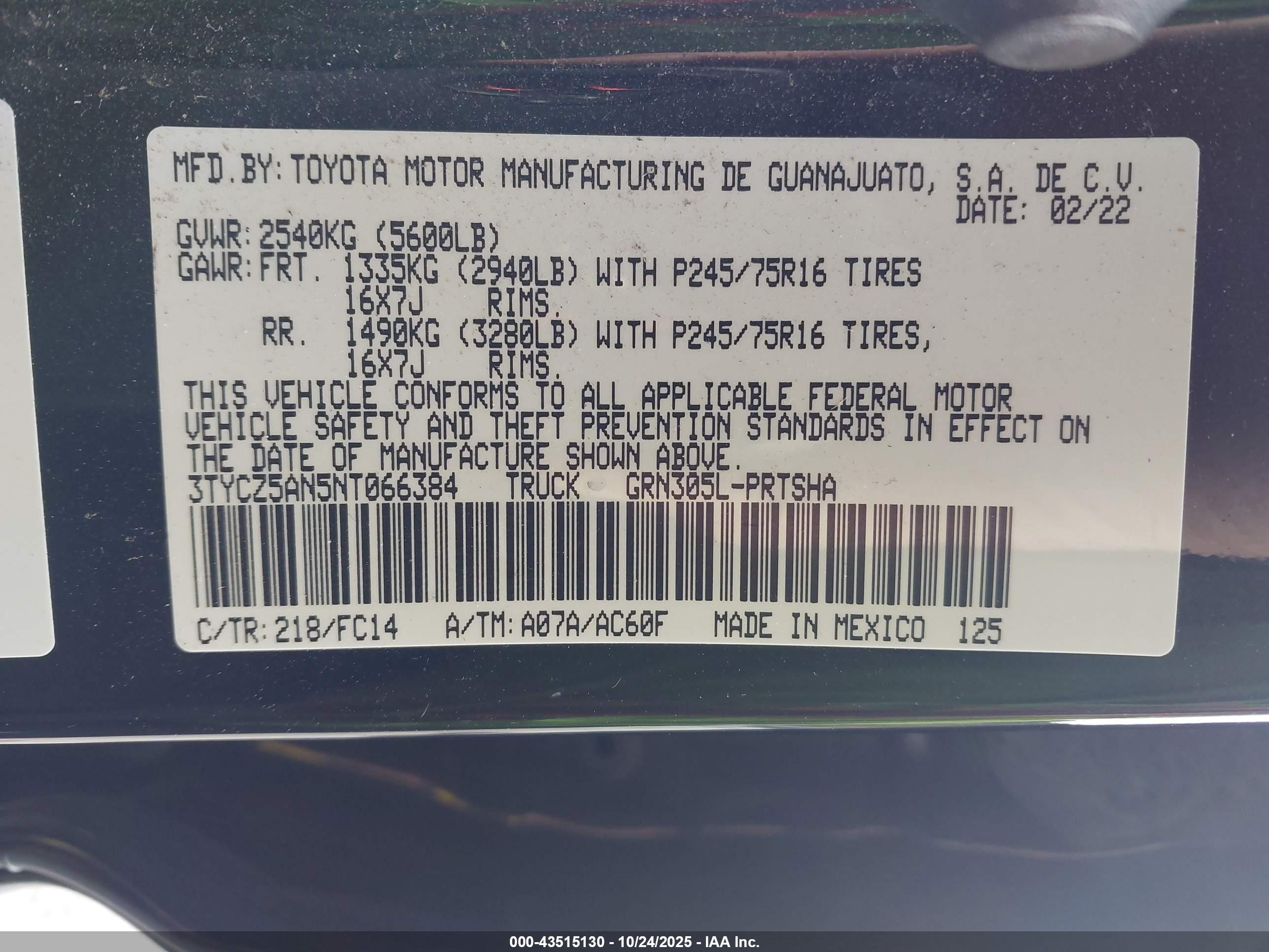 TOYOTA TACOMA image 9