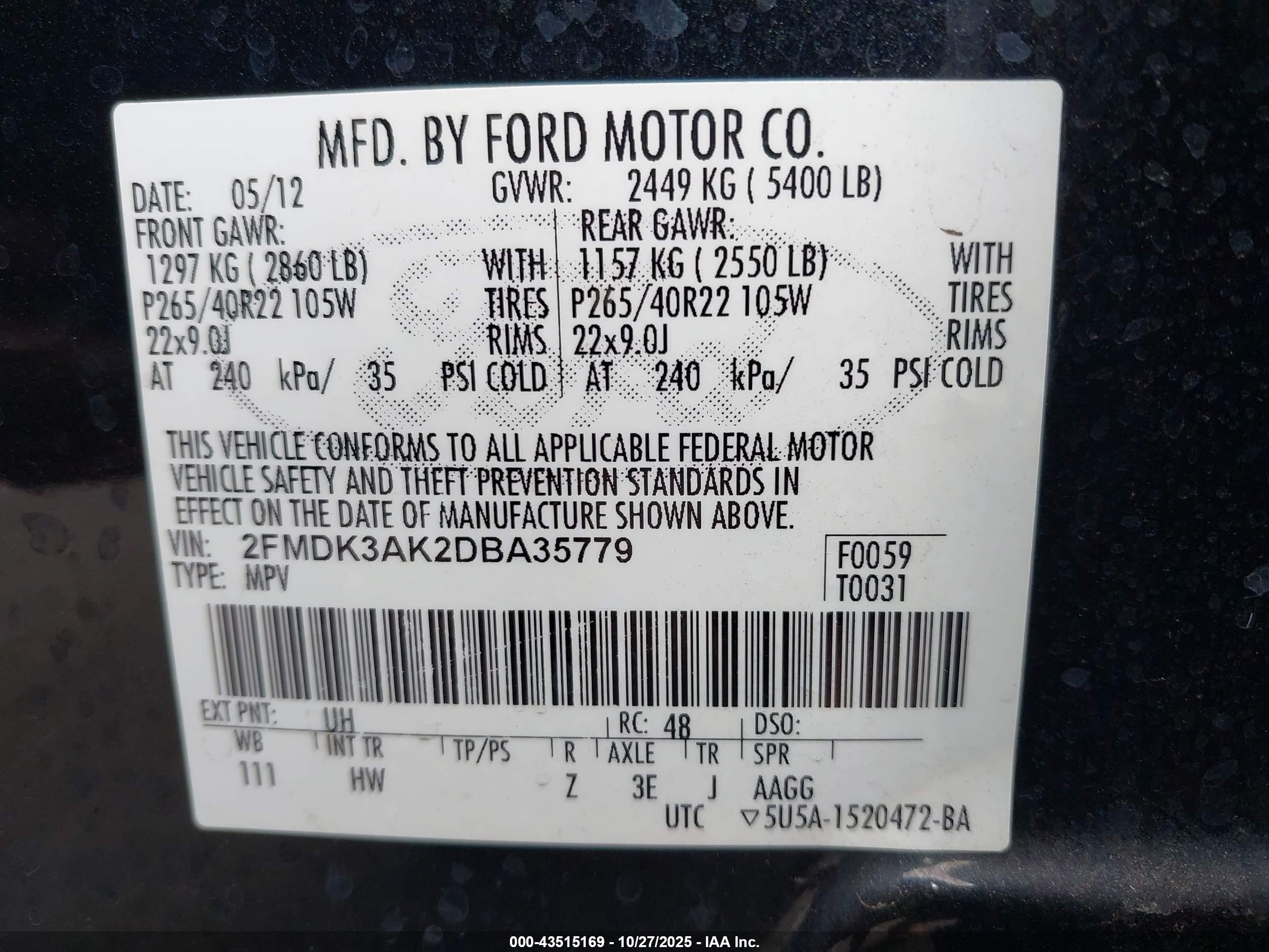 FORD EDGE image 9