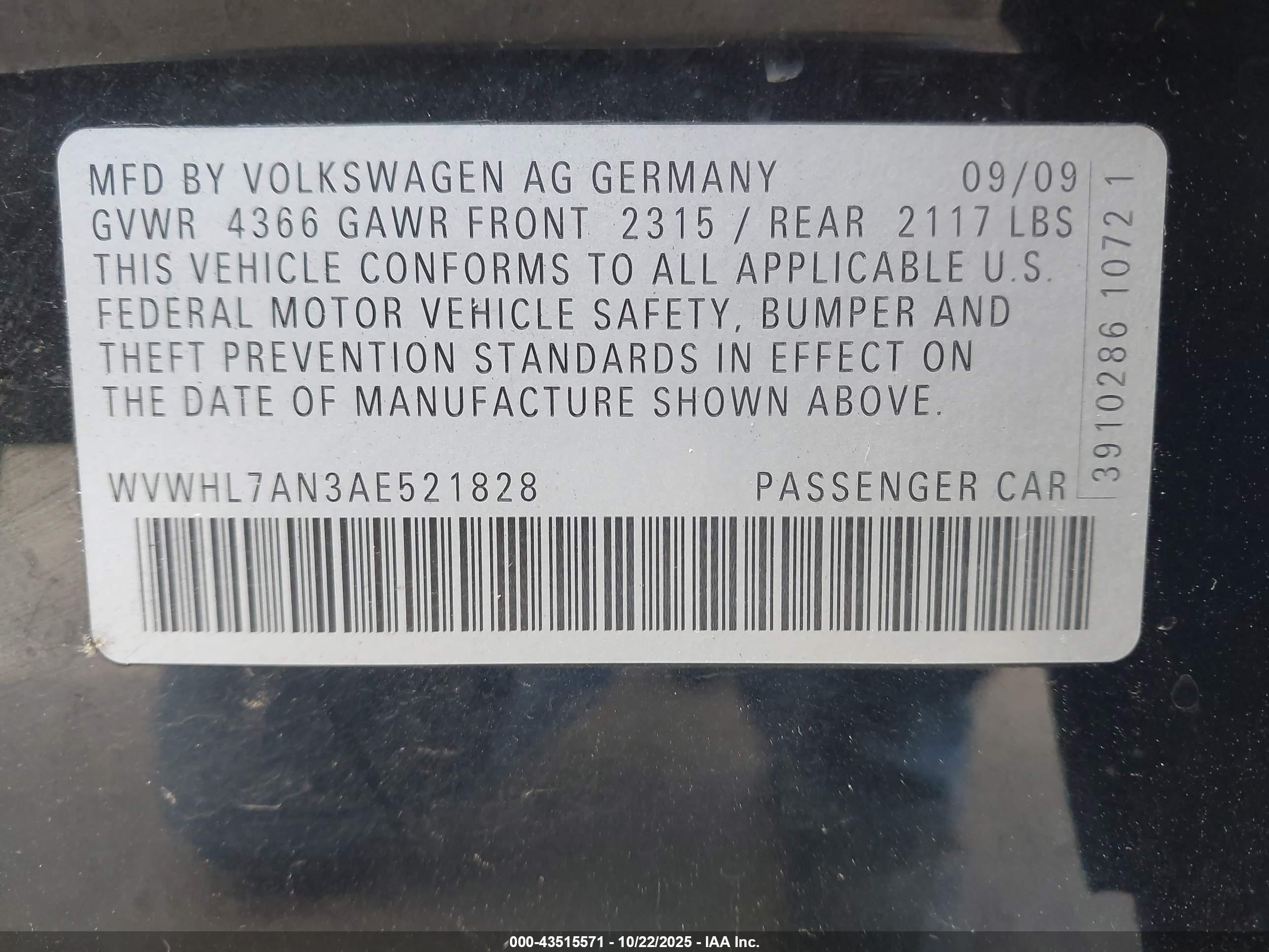 VOLKSWAGEN CC image 9
