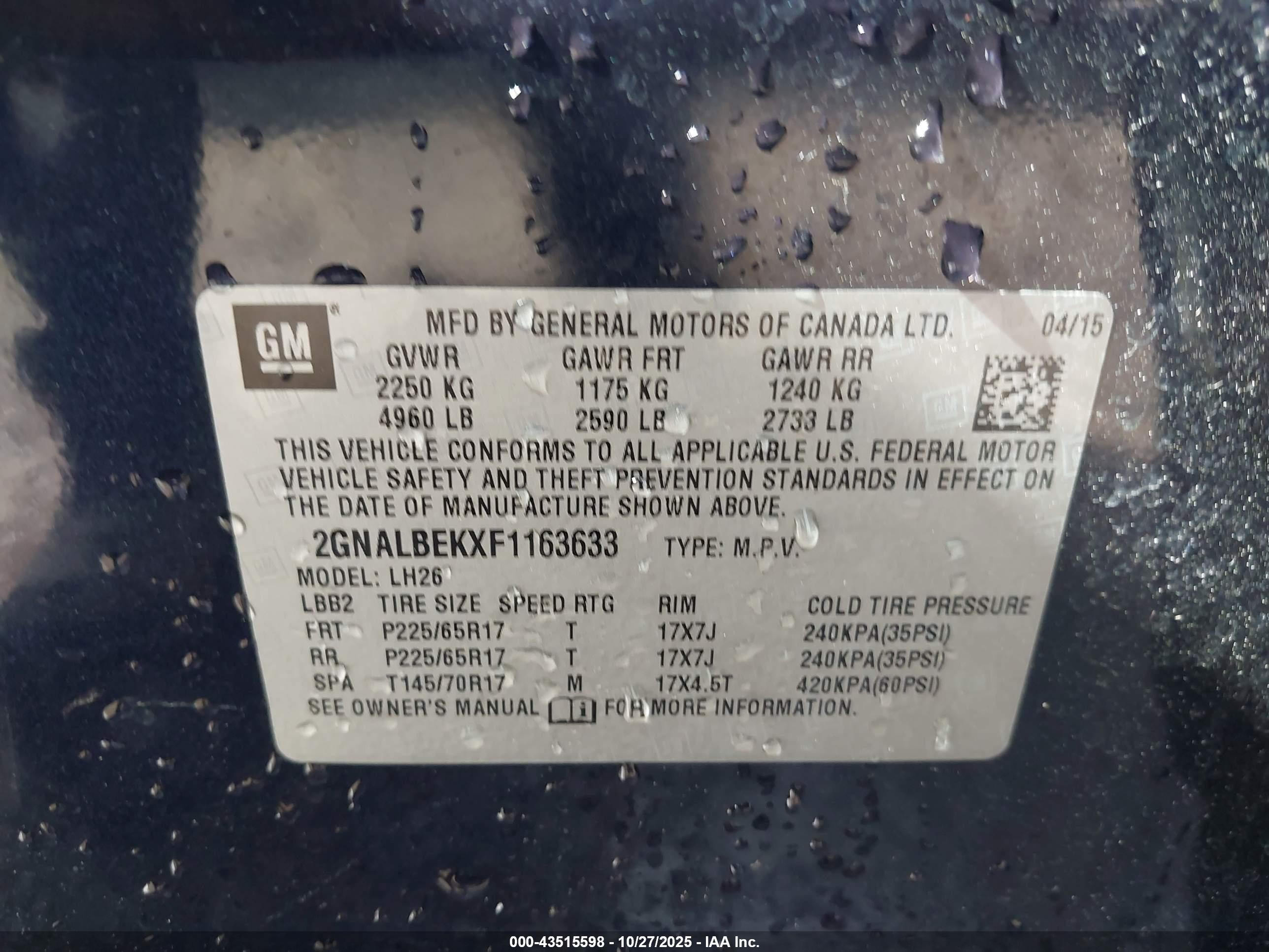 CHEVROLET EQUINOX image 9