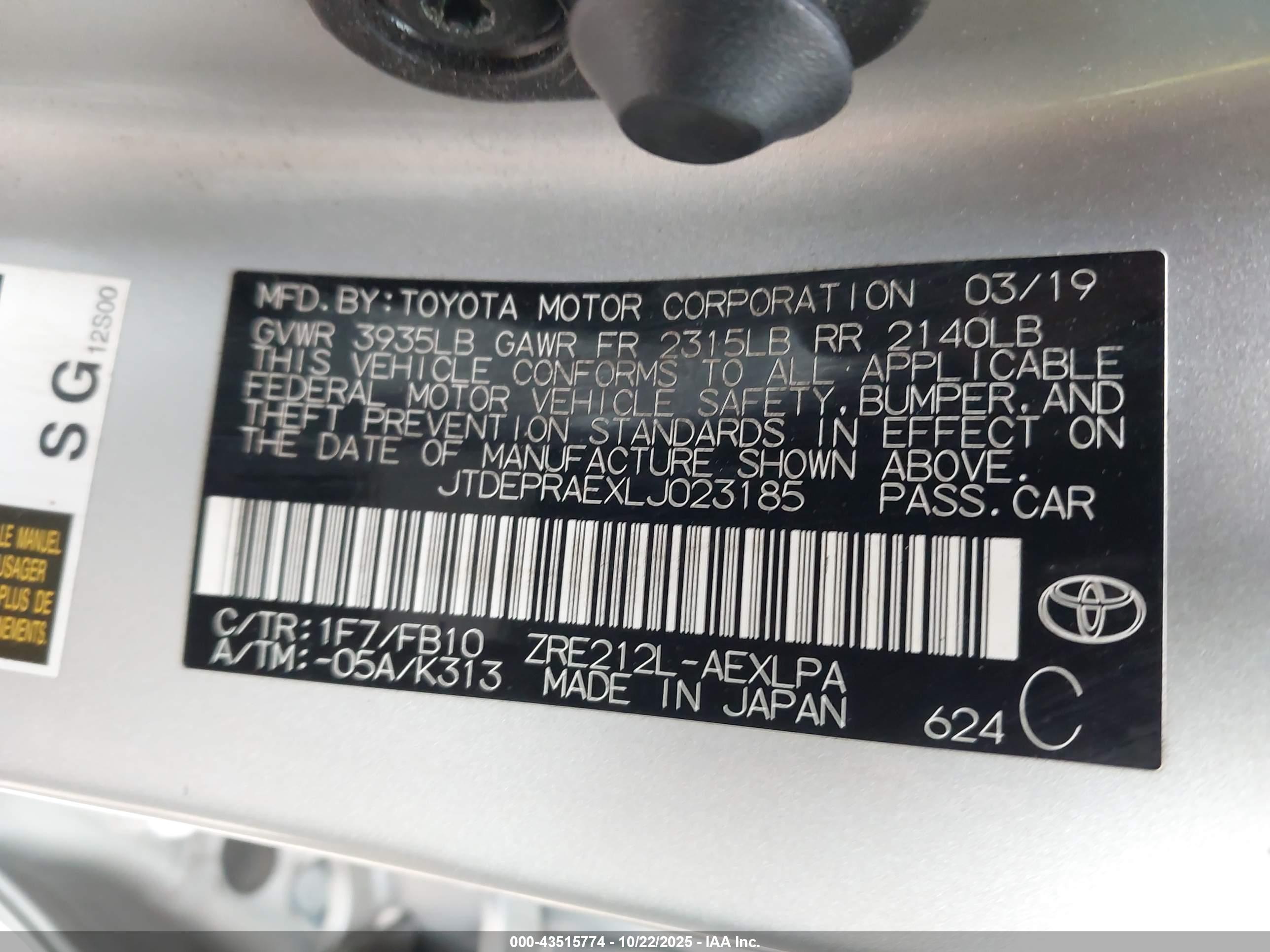 TOYOTA COROLLA image 9