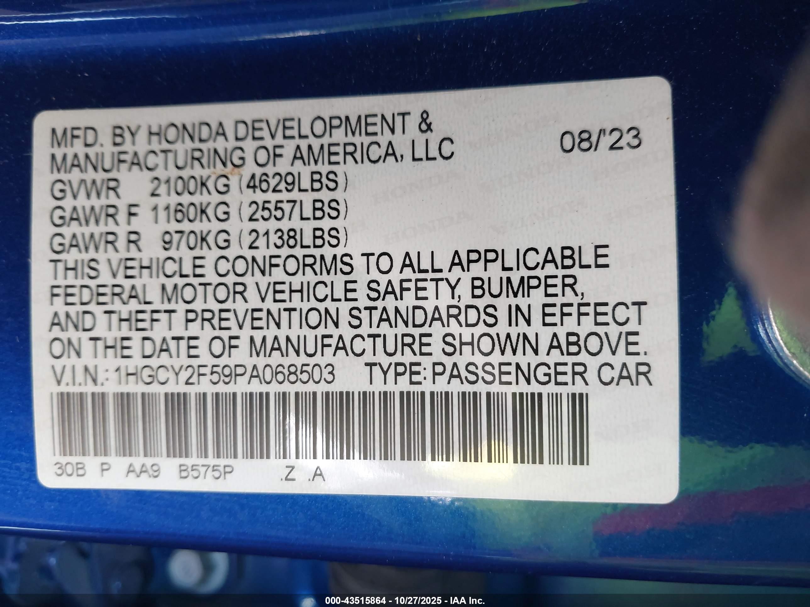 HONDA ACCORD image 9