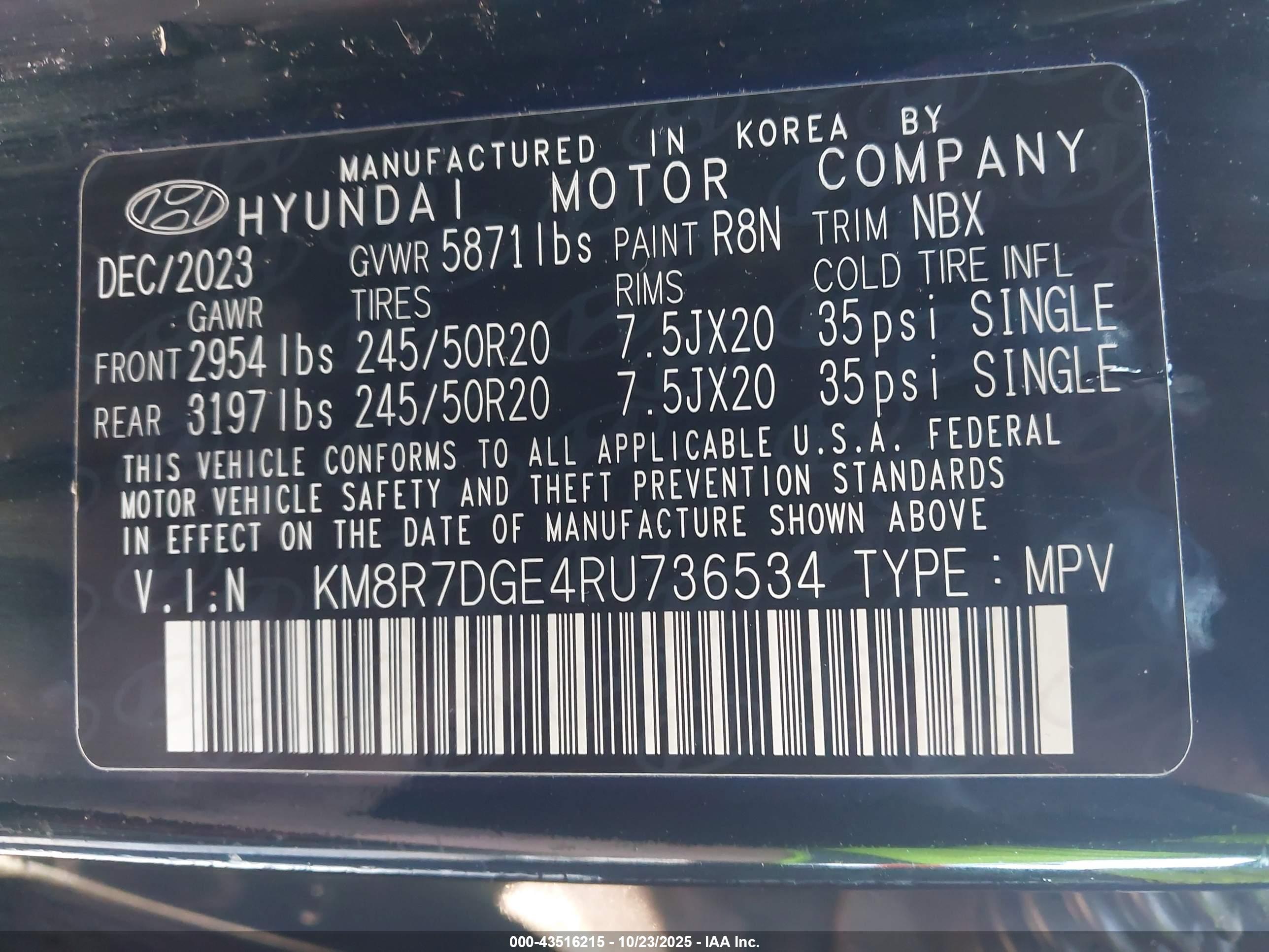 HYUNDAI PALISADE image 9