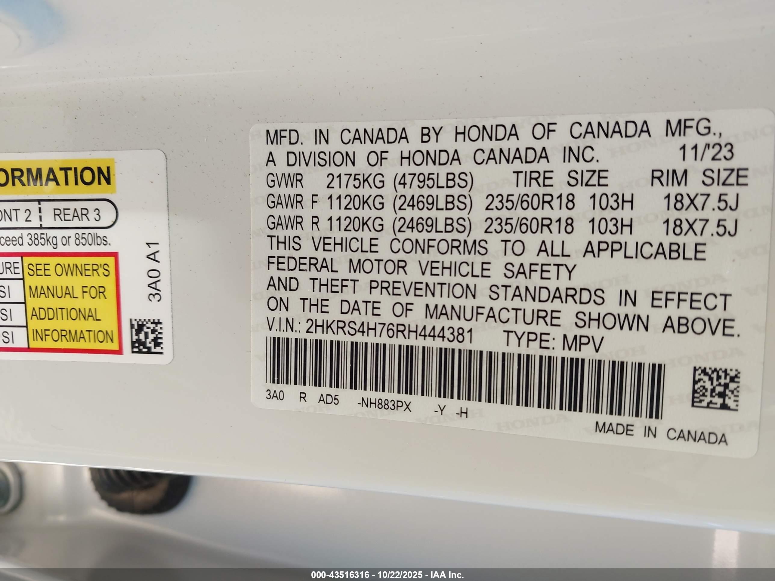 HONDA CR-V image 9