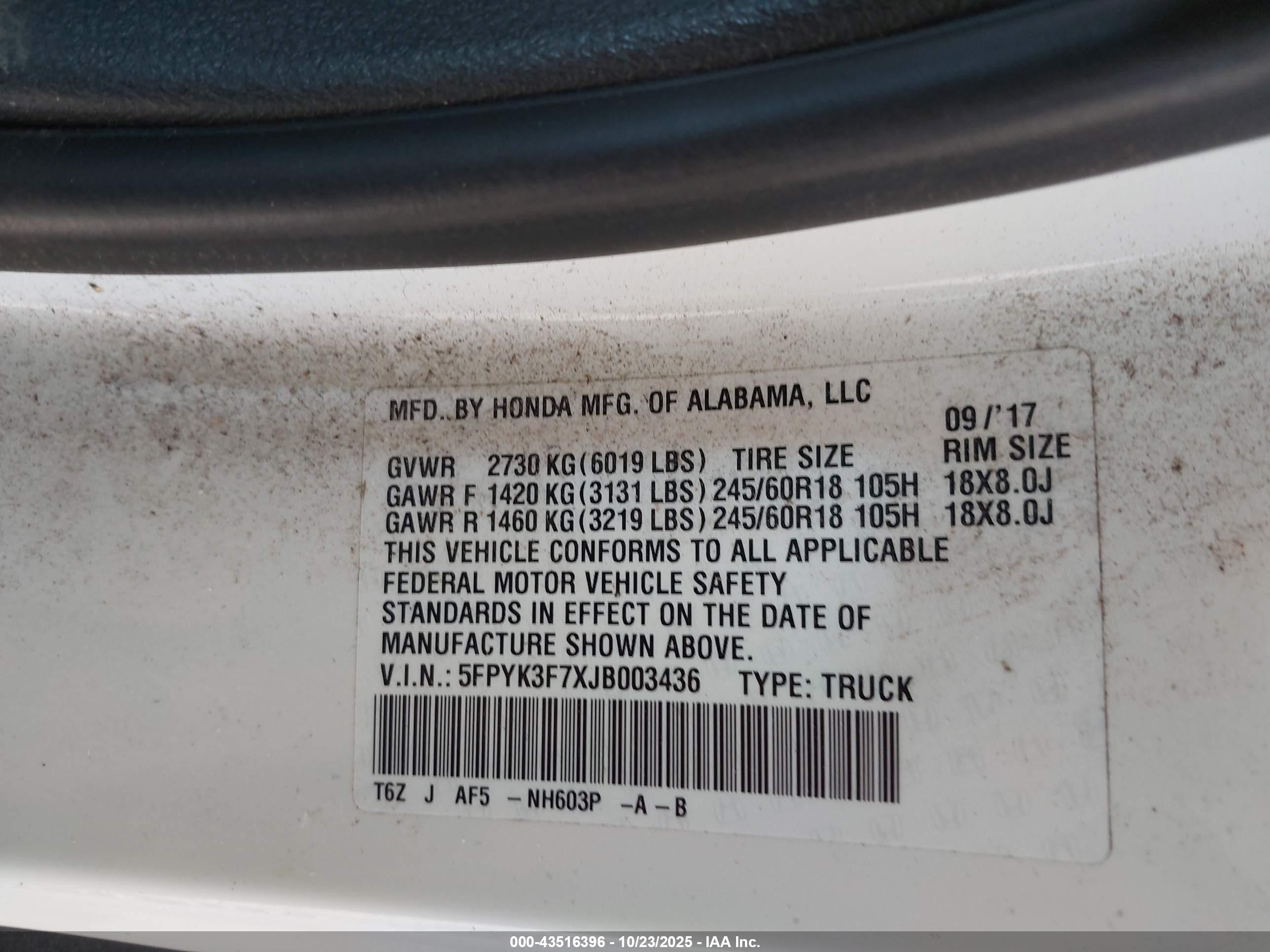 HONDA RIDGELINE image 9