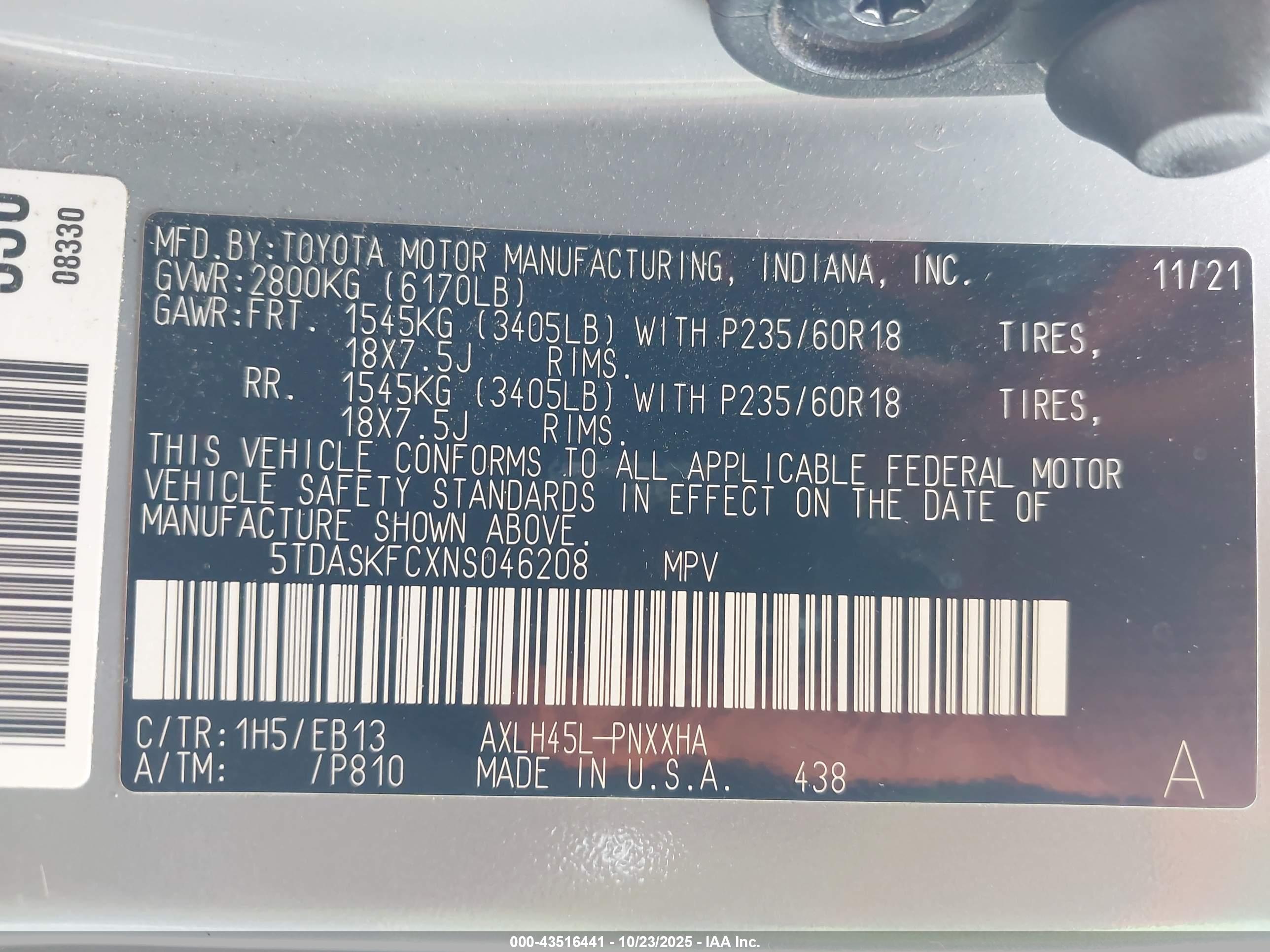 TOYOTA SIENNA image 9