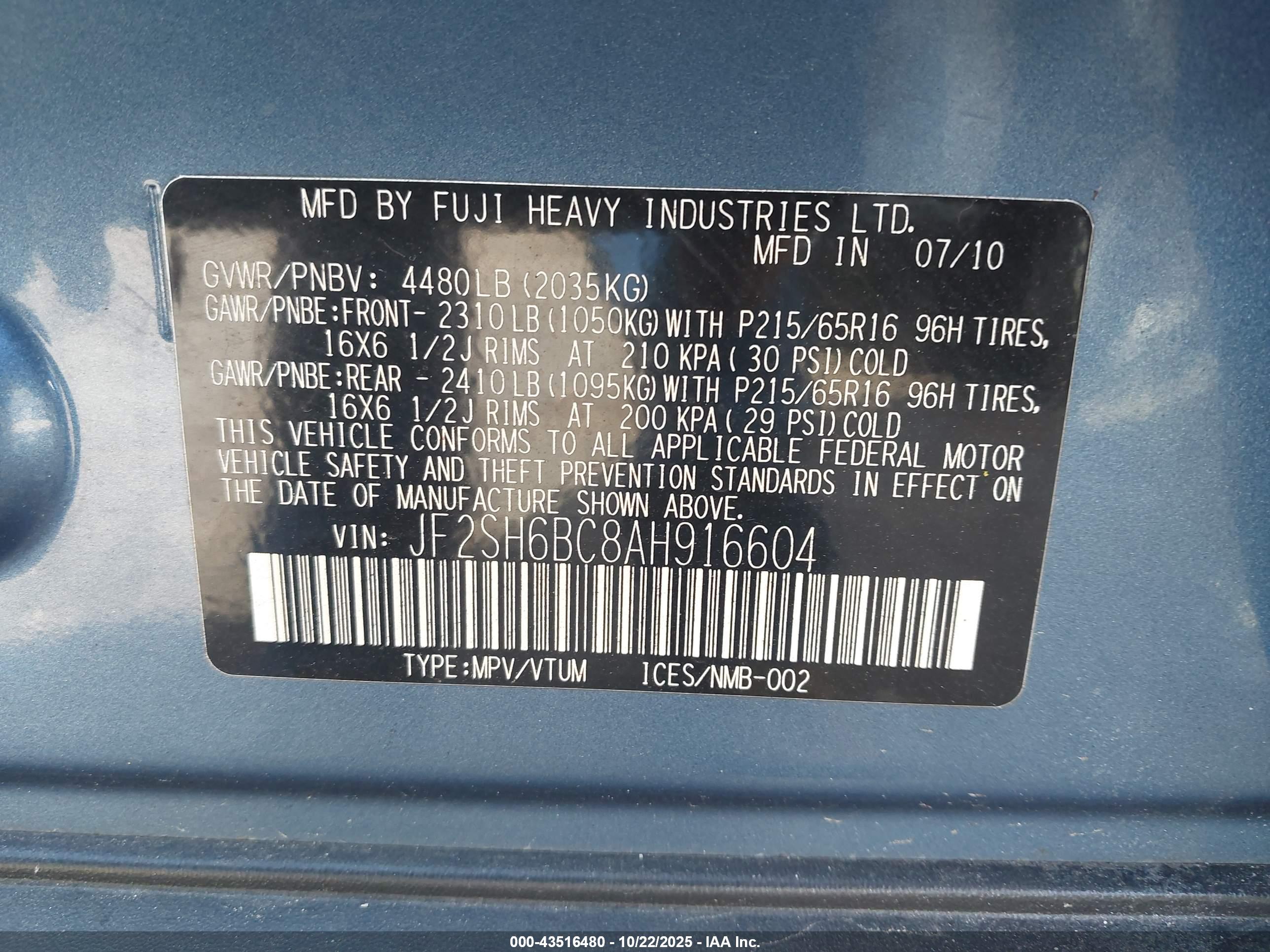 SUBARU FORESTER image 9