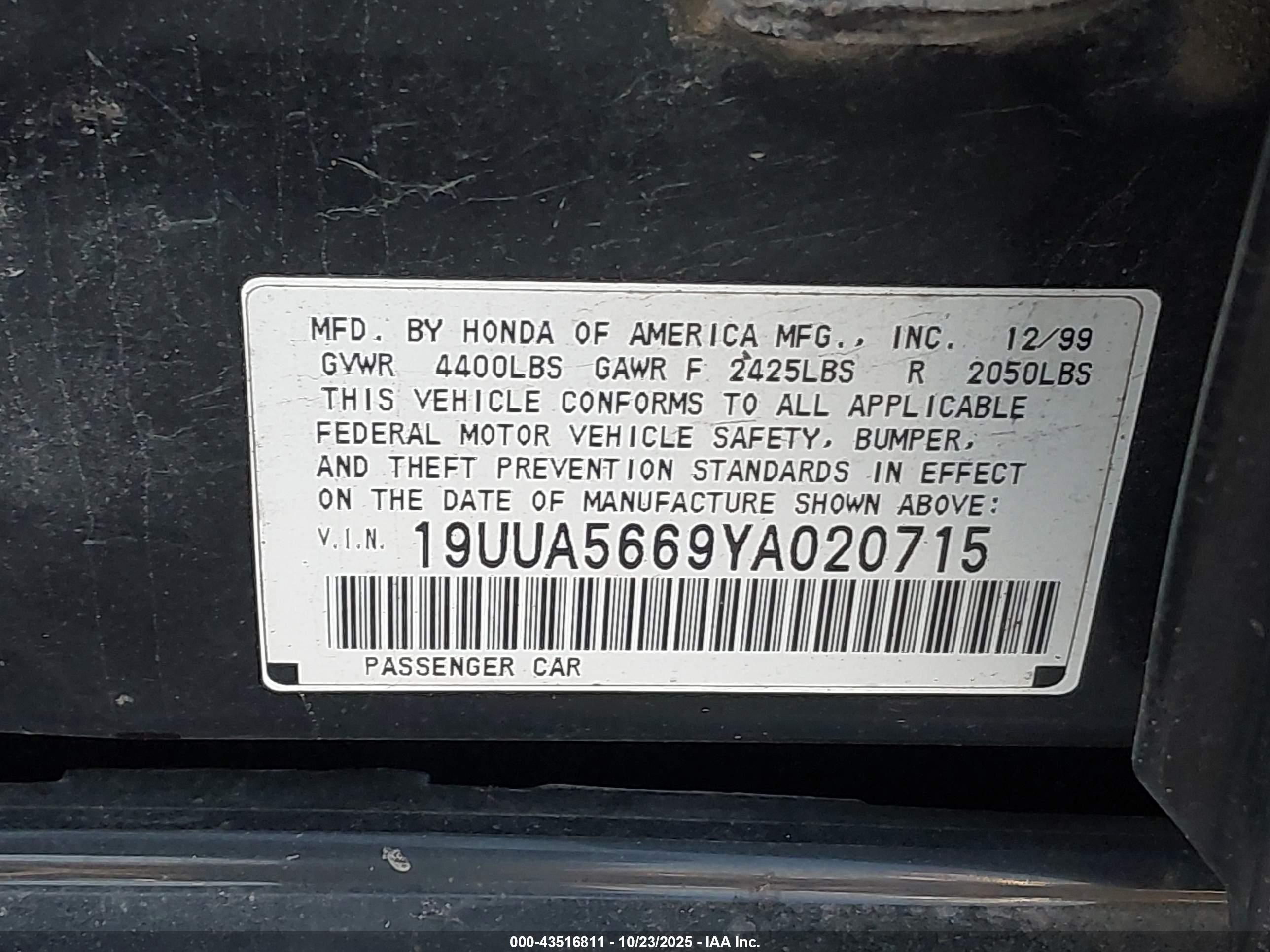 ACURA TL image 9