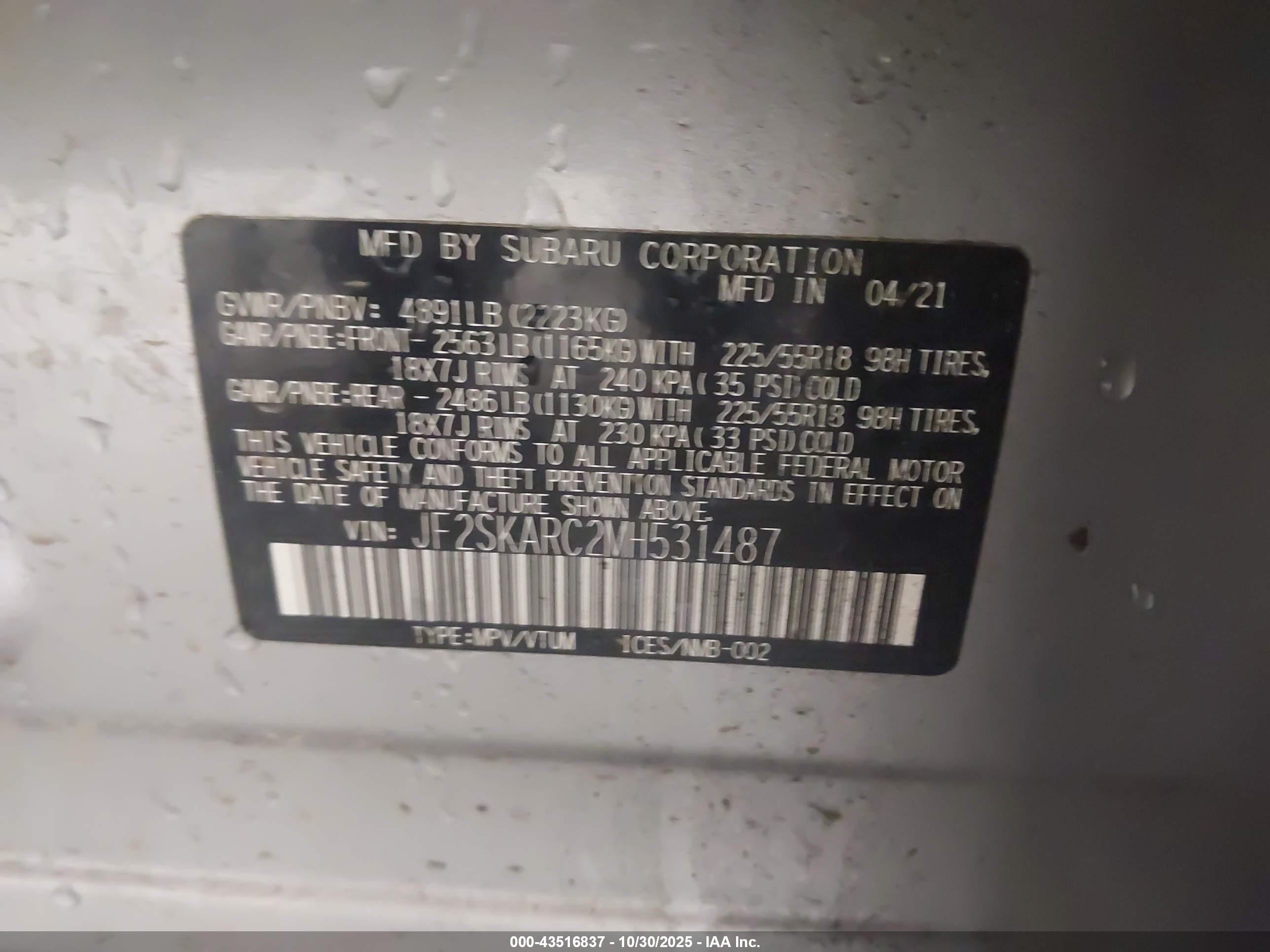 SUBARU FORESTER image 9
