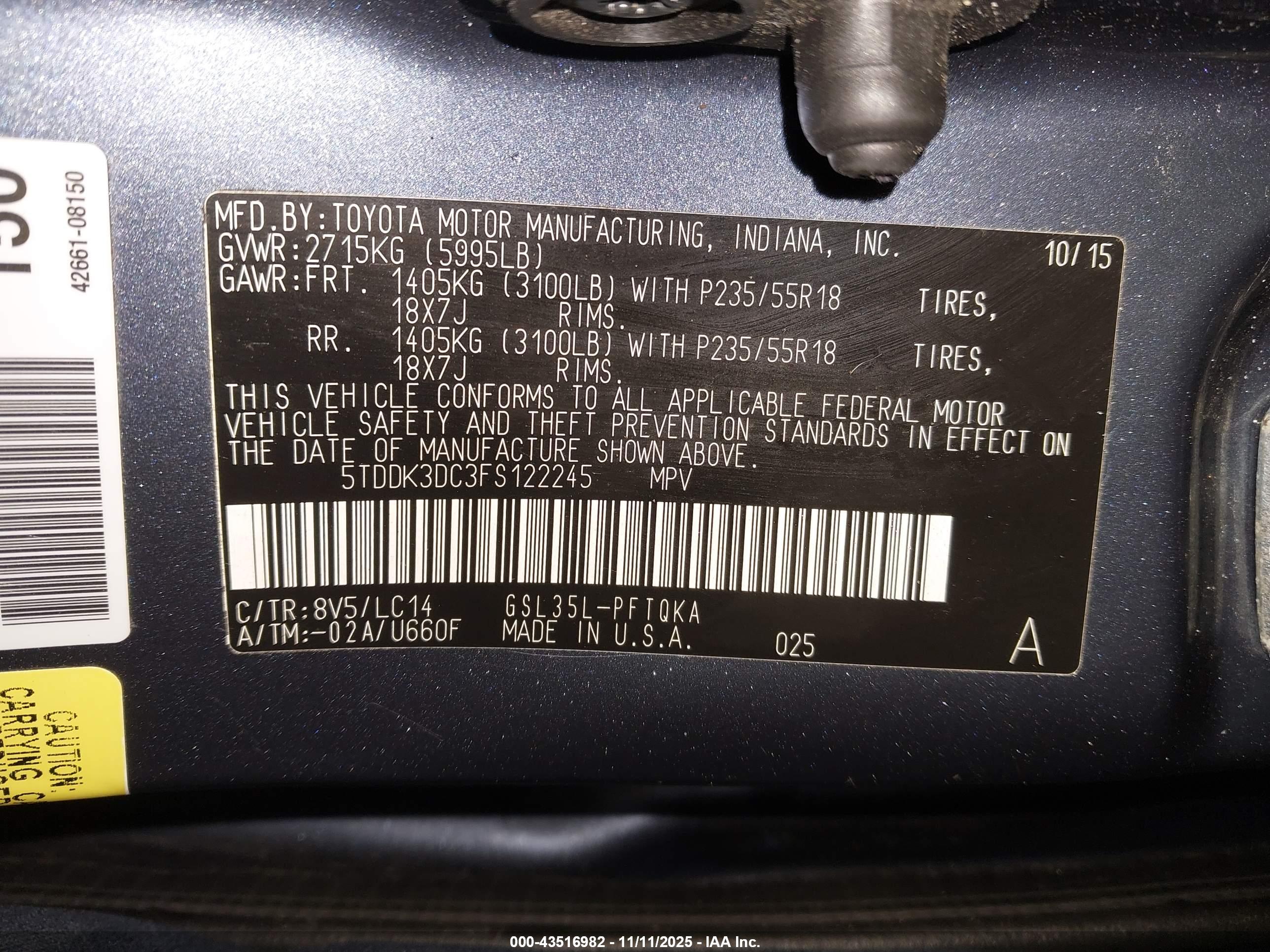 TOYOTA SIENNA image 9