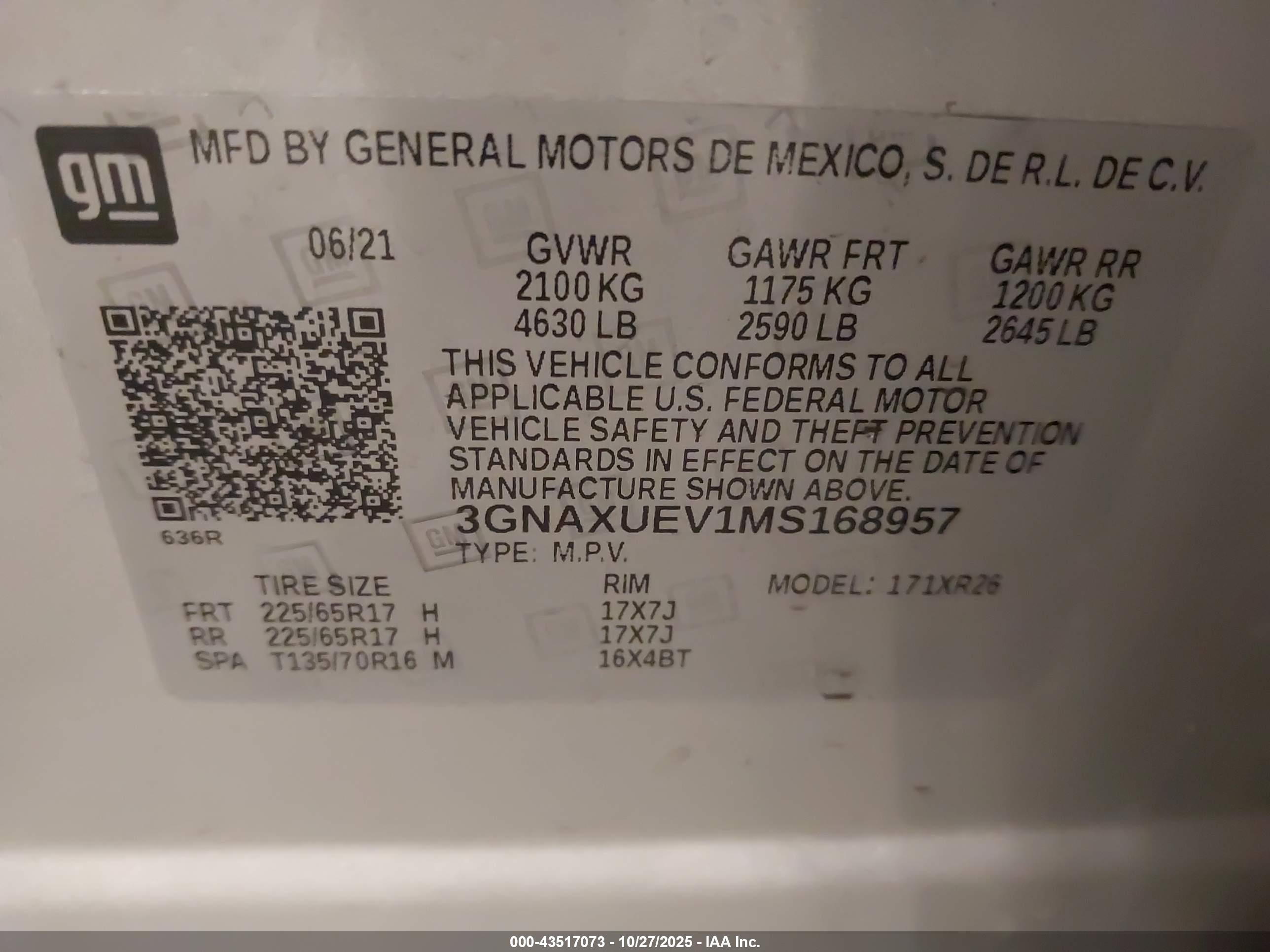 CHEVROLET EQUINOX image 9