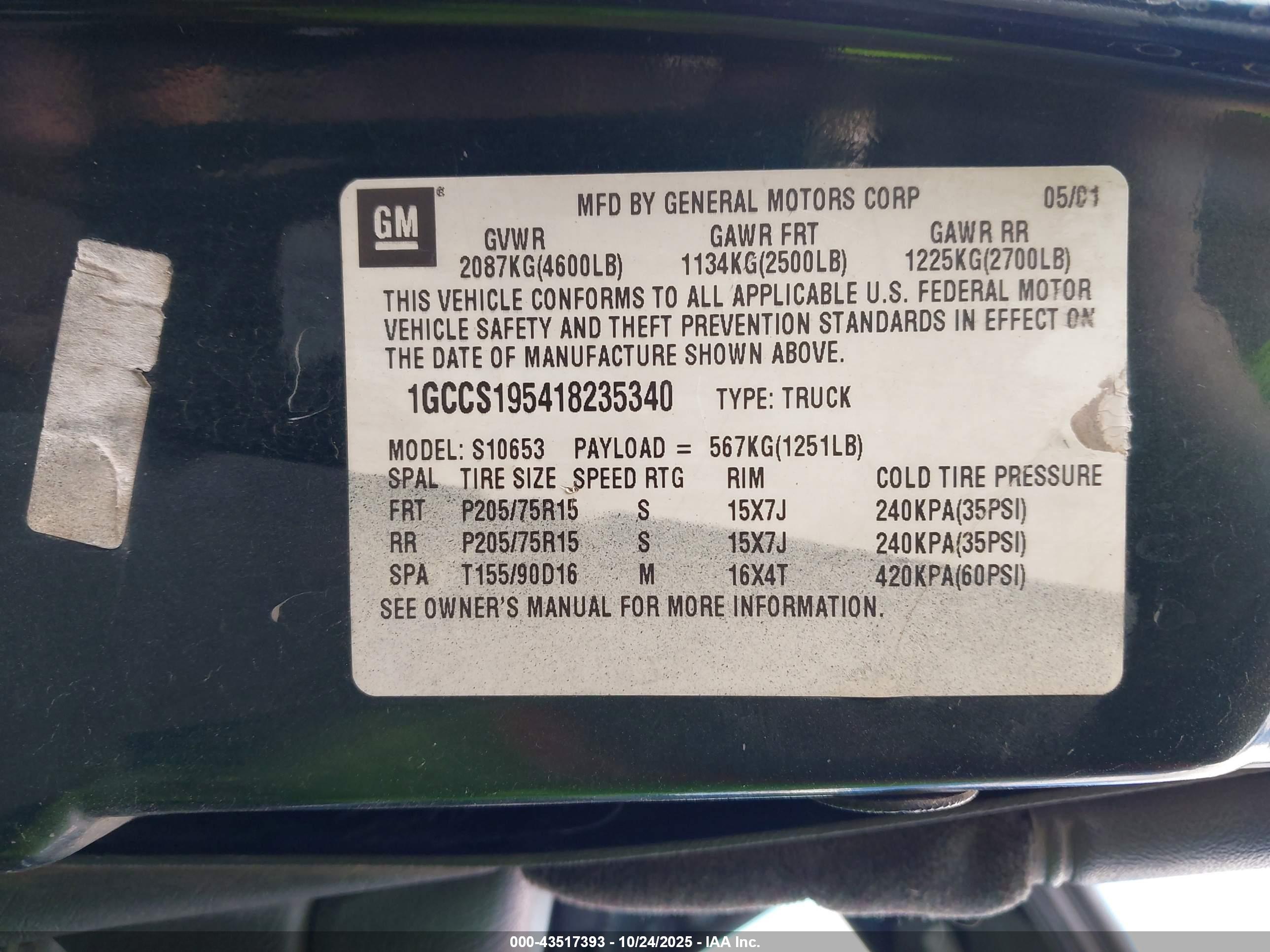 CHEVROLET S-10 image 9