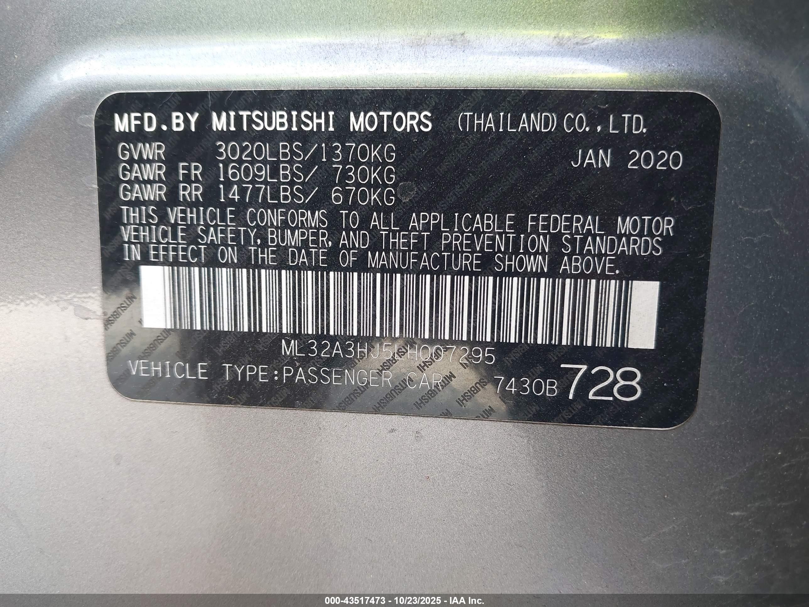 MITSUBISHI MIRAGE image 9