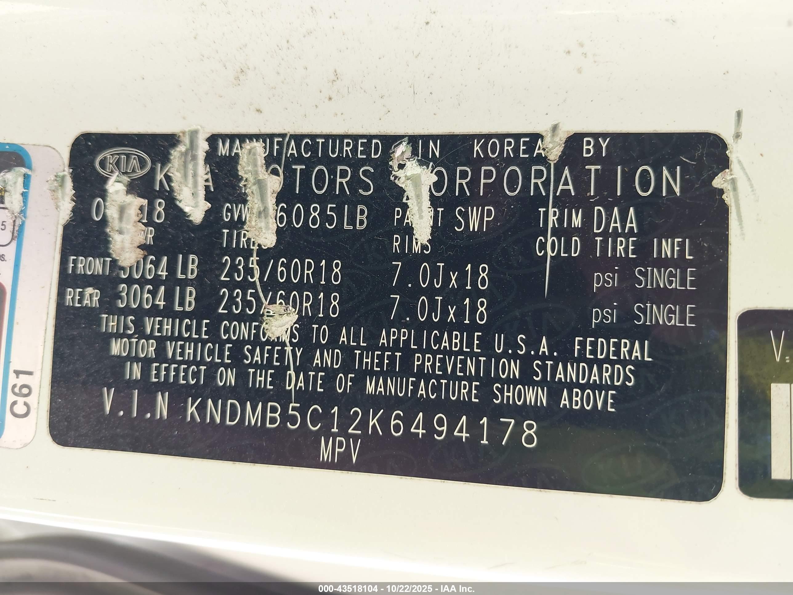 KIA SEDONA image 9