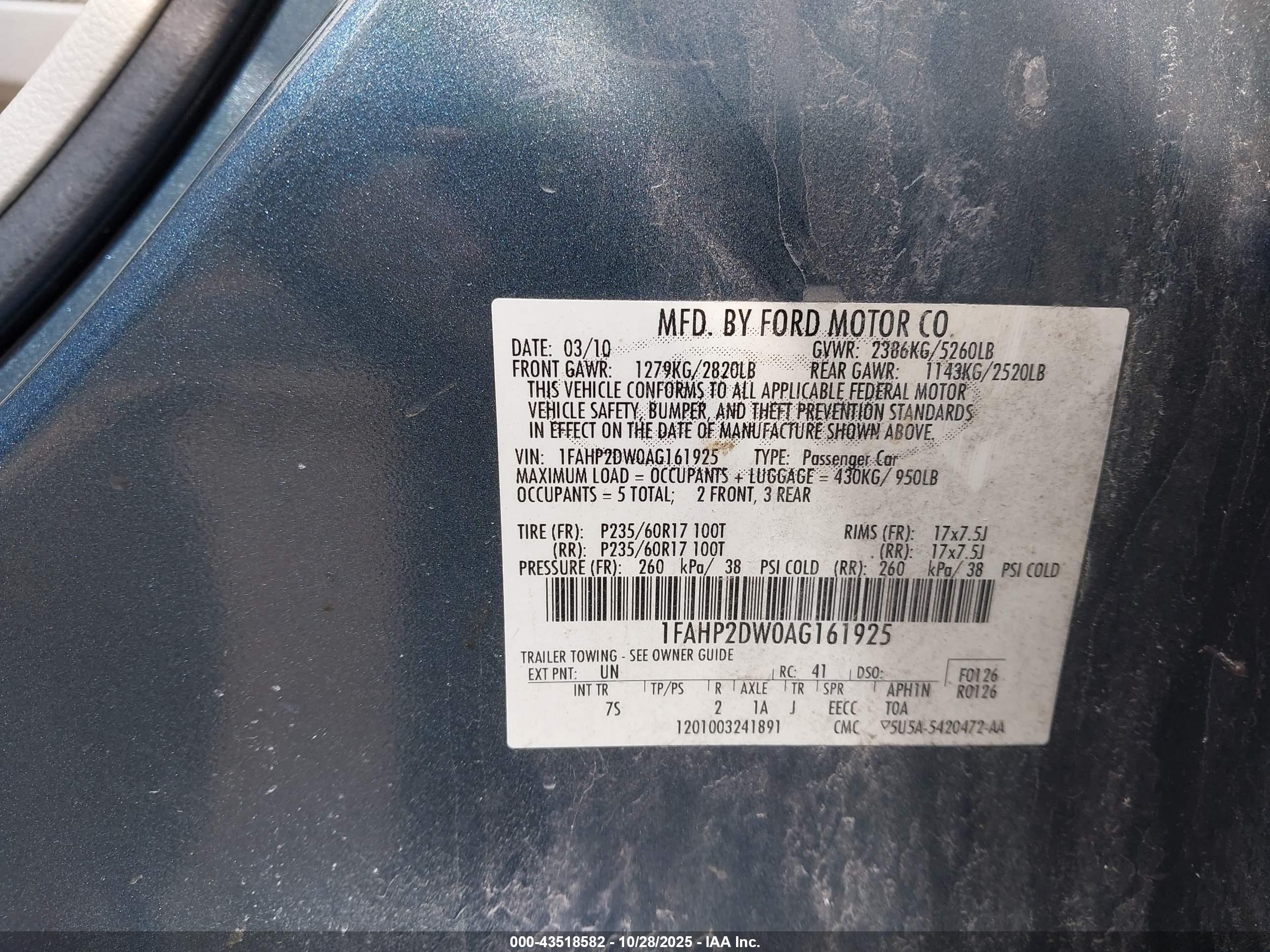 FORD TAURUS image 9