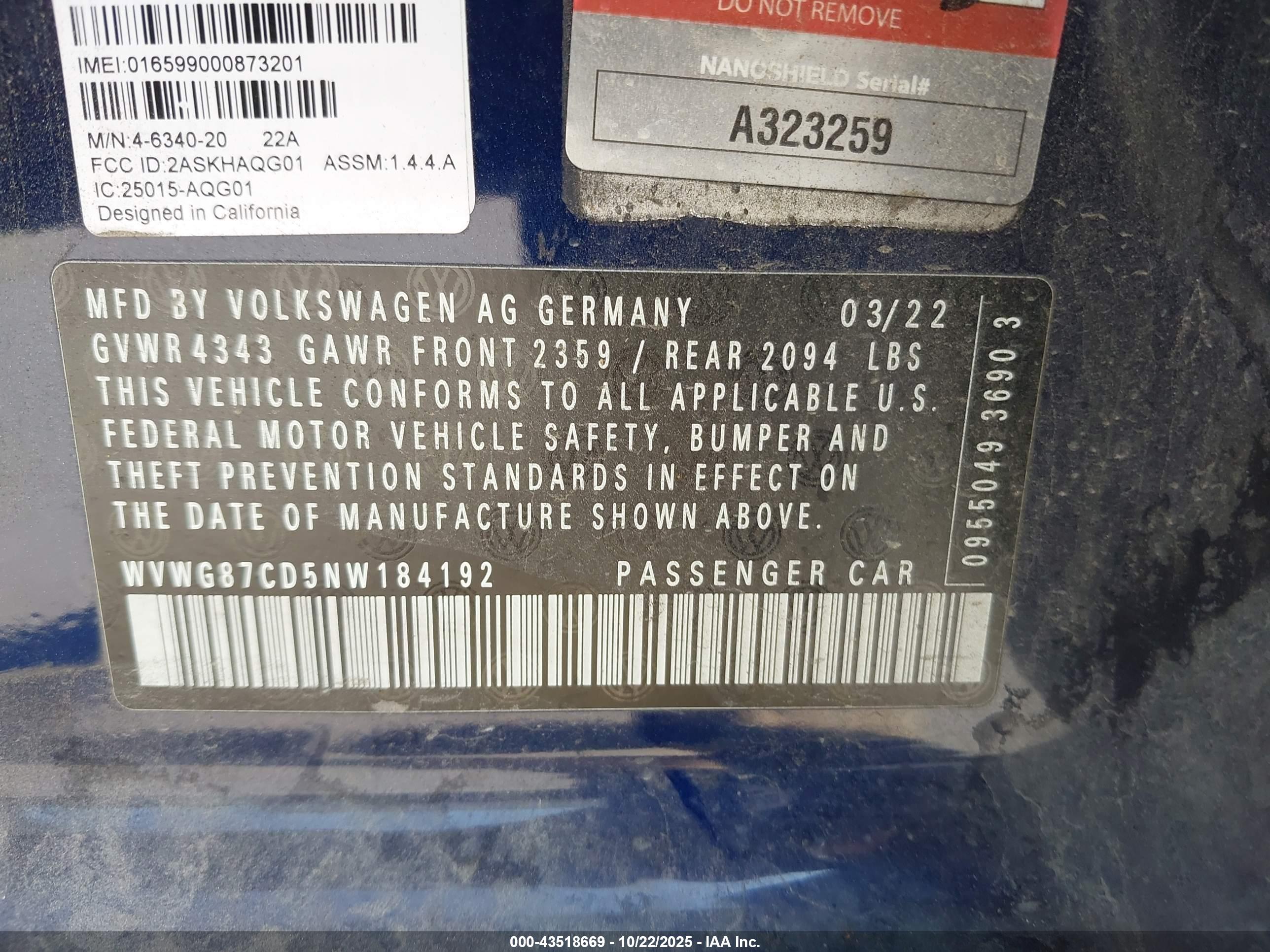 VOLKSWAGEN GOLF image 9