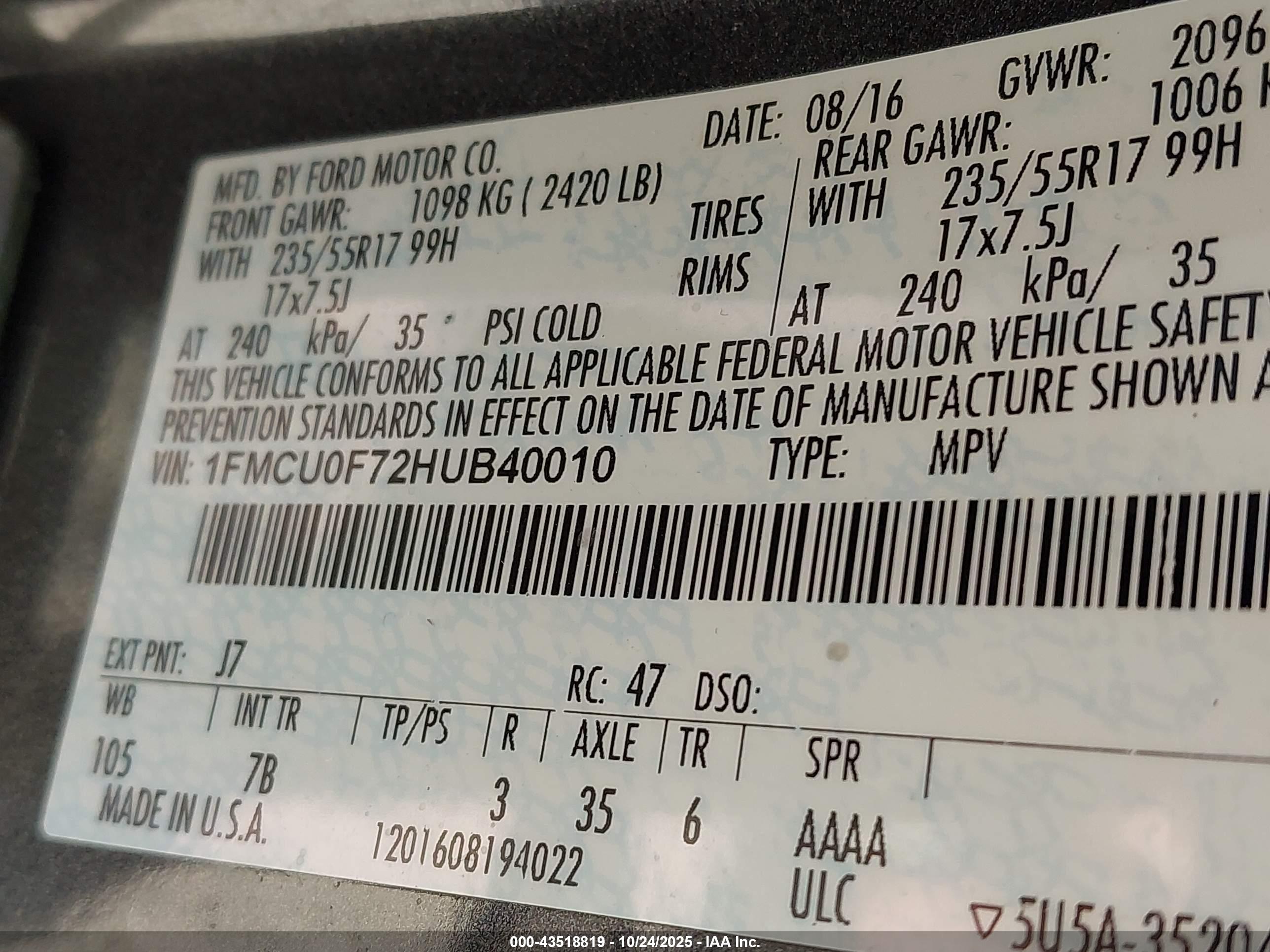 FORD ESCAPE image 9