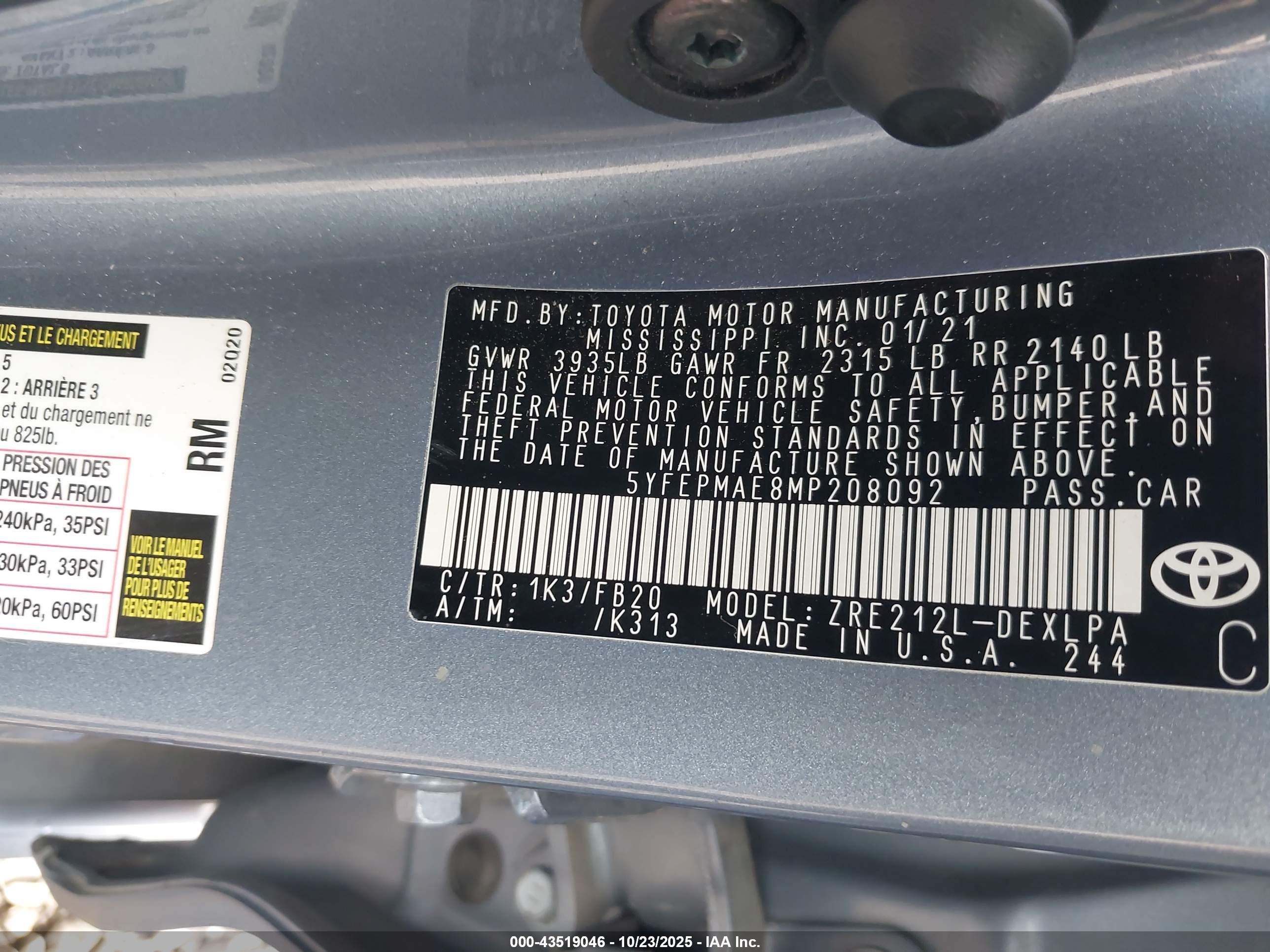 TOYOTA COROLLA image 9