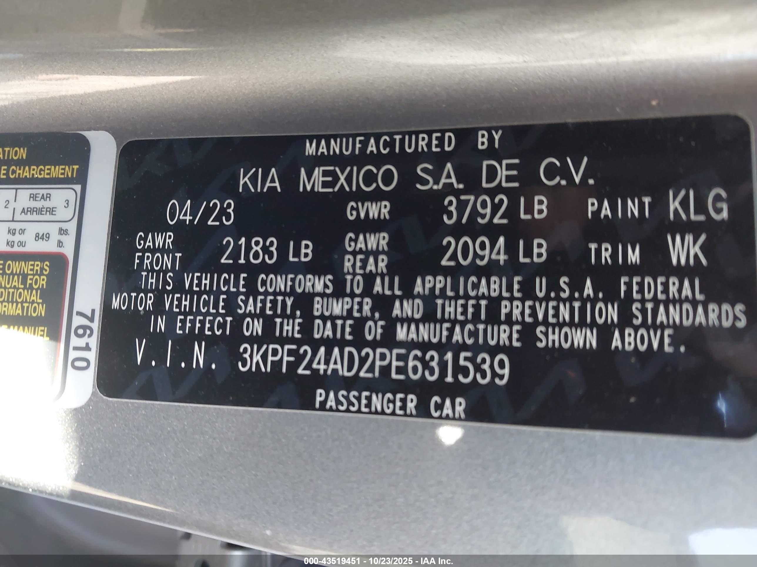 KIA FORTE image 9