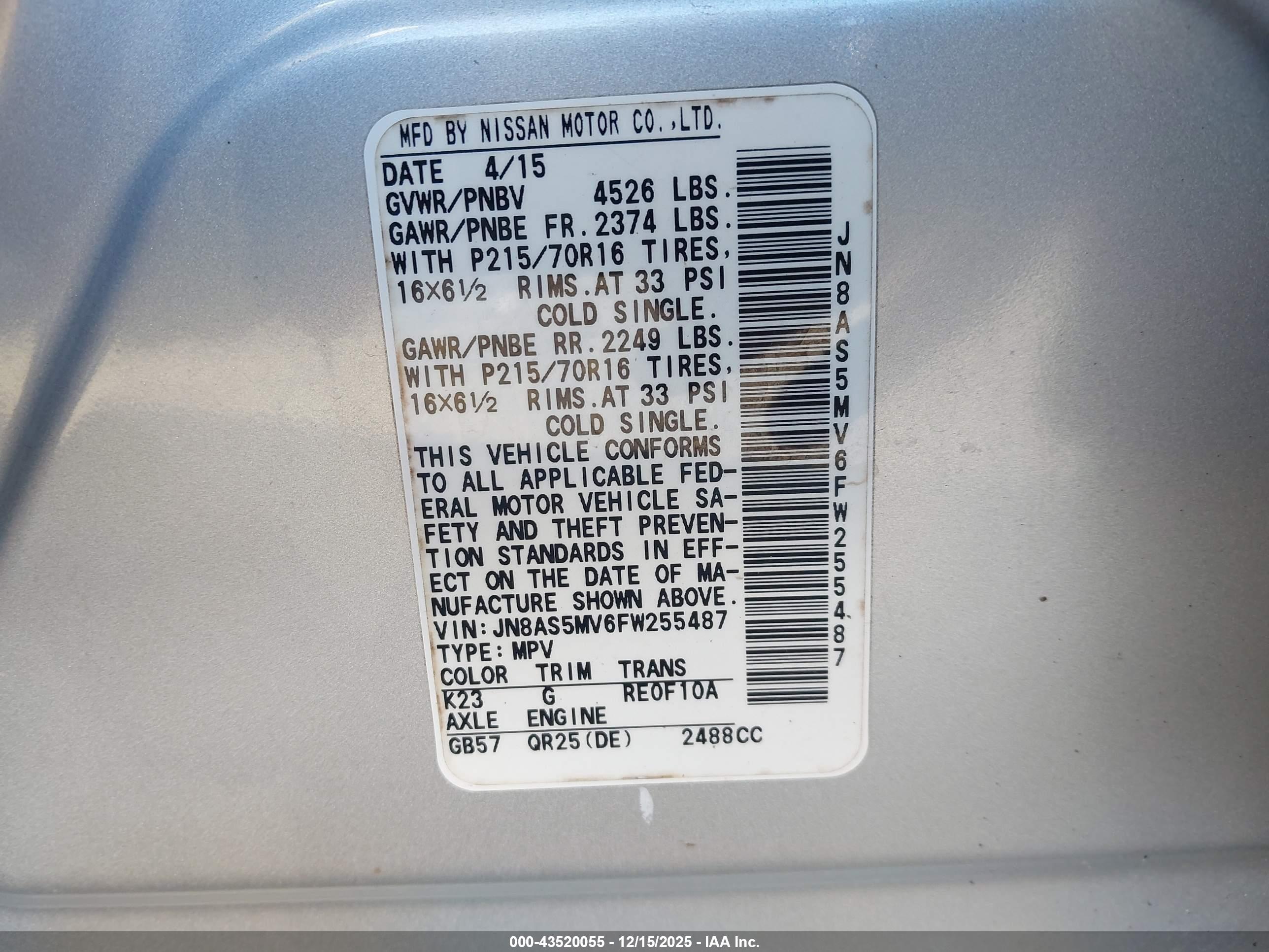 NISSAN ROGUE image 9