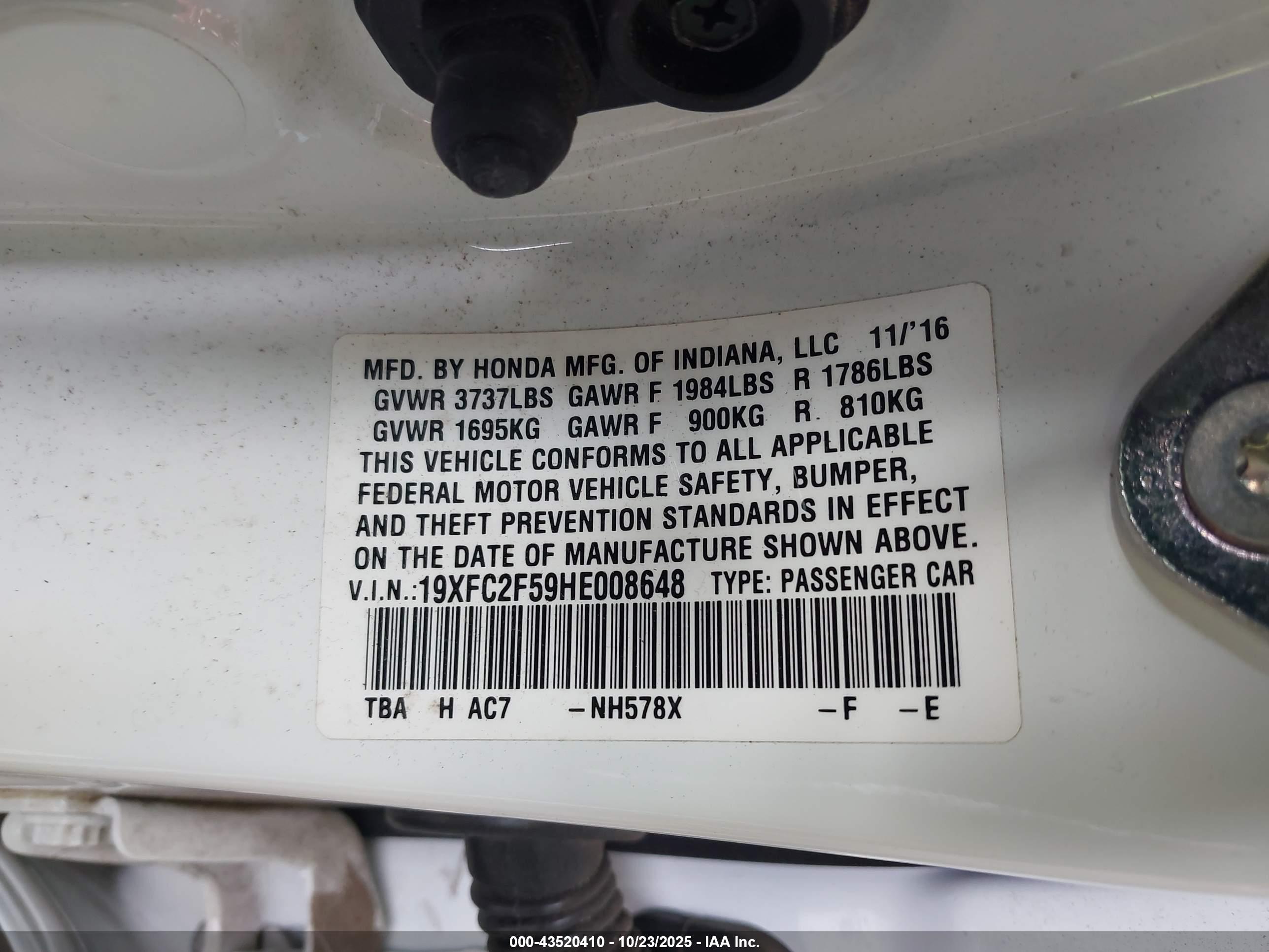 HONDA CIVIC image 9