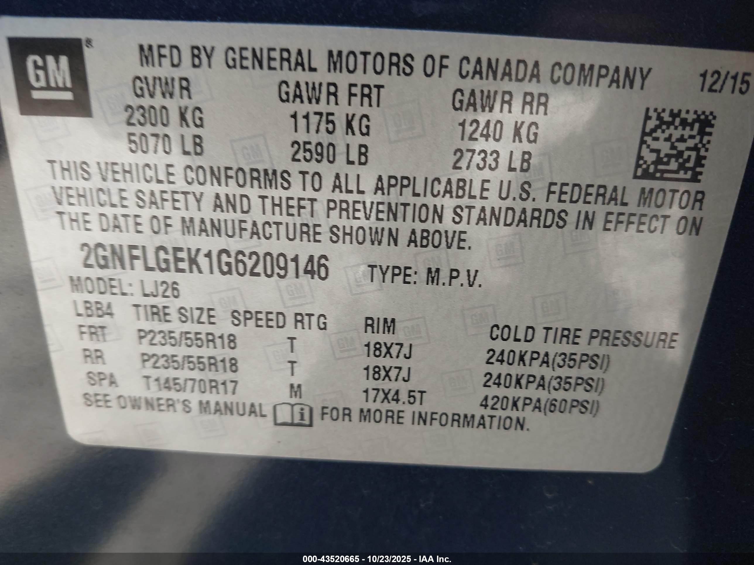 CHEVROLET EQUINOX image 9