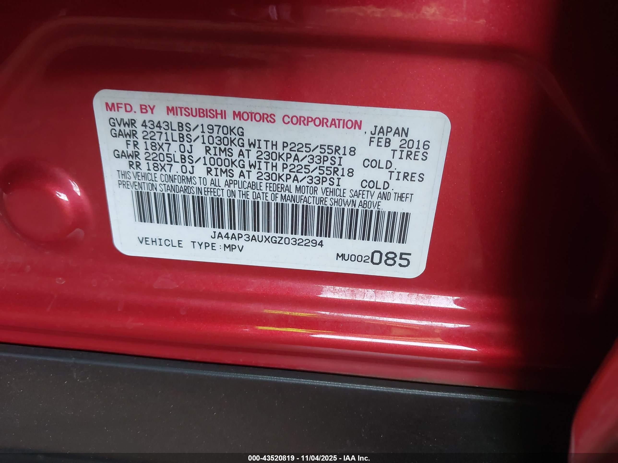 MITSUBISHI OUTLANDER image 9