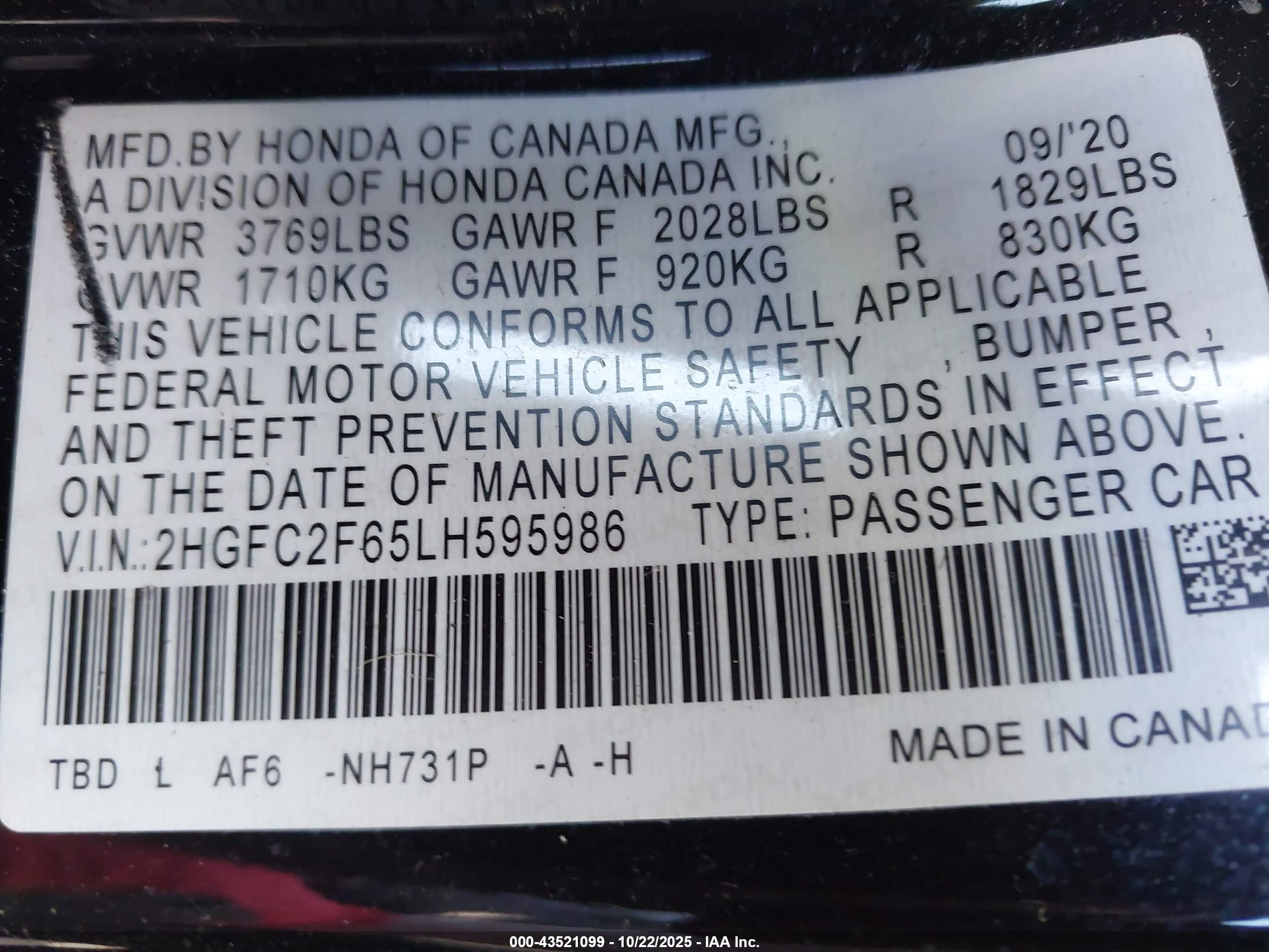 HONDA CIVIC image 9