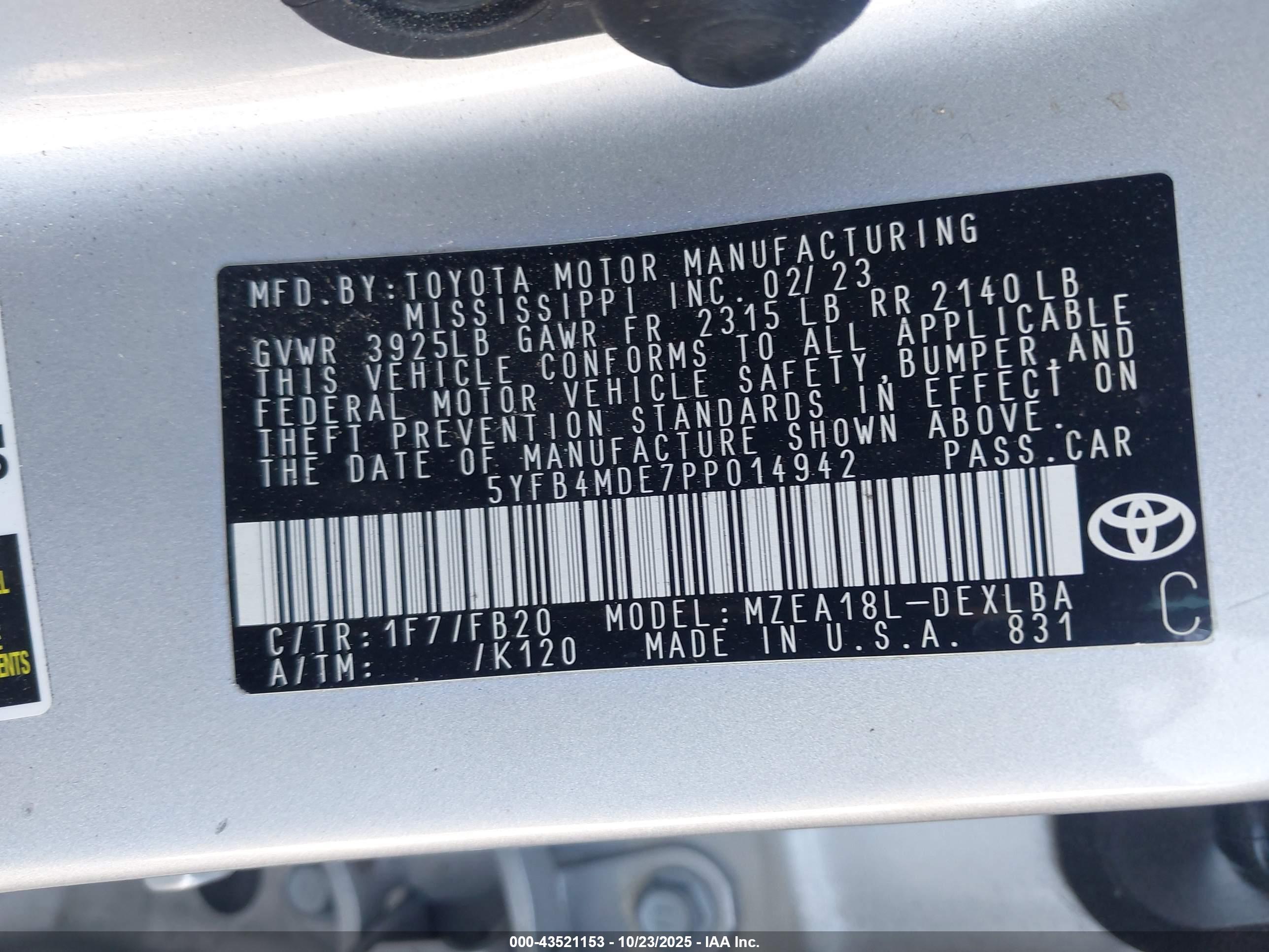 TOYOTA COROLLA image 9