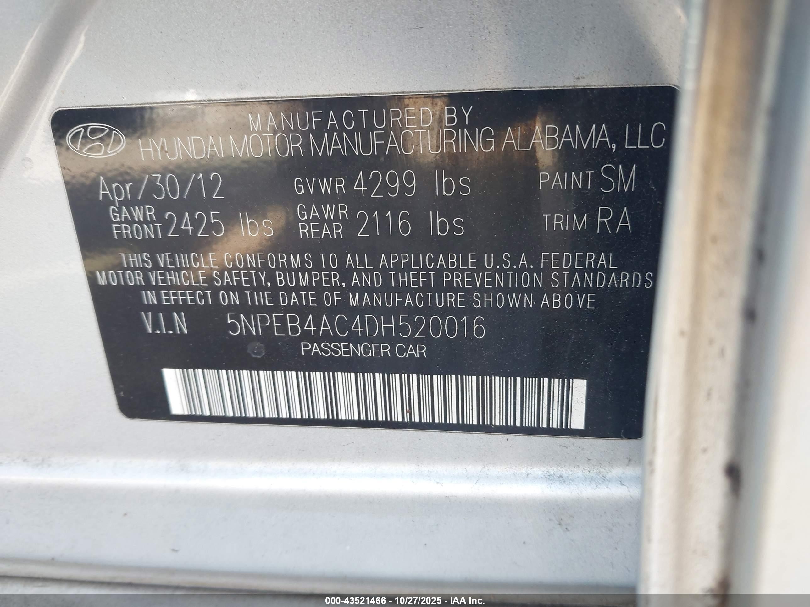 HYUNDAI SONATA image 9